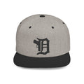 Detroit with Gun Flat Bill Snapback | City Skyline, Streetwear Cap