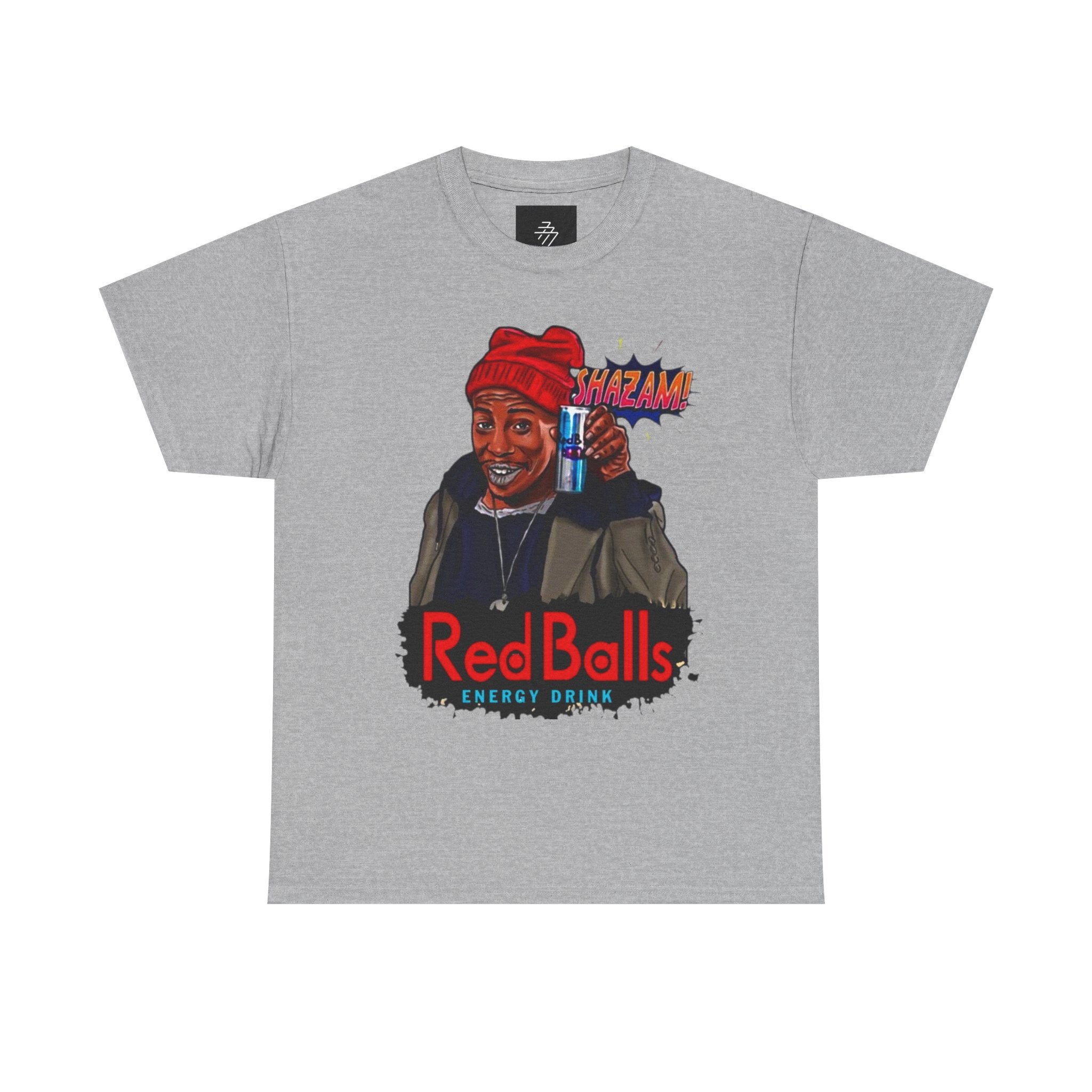 Red Balls energy drink graphic Tee | Retro streetwear illustration