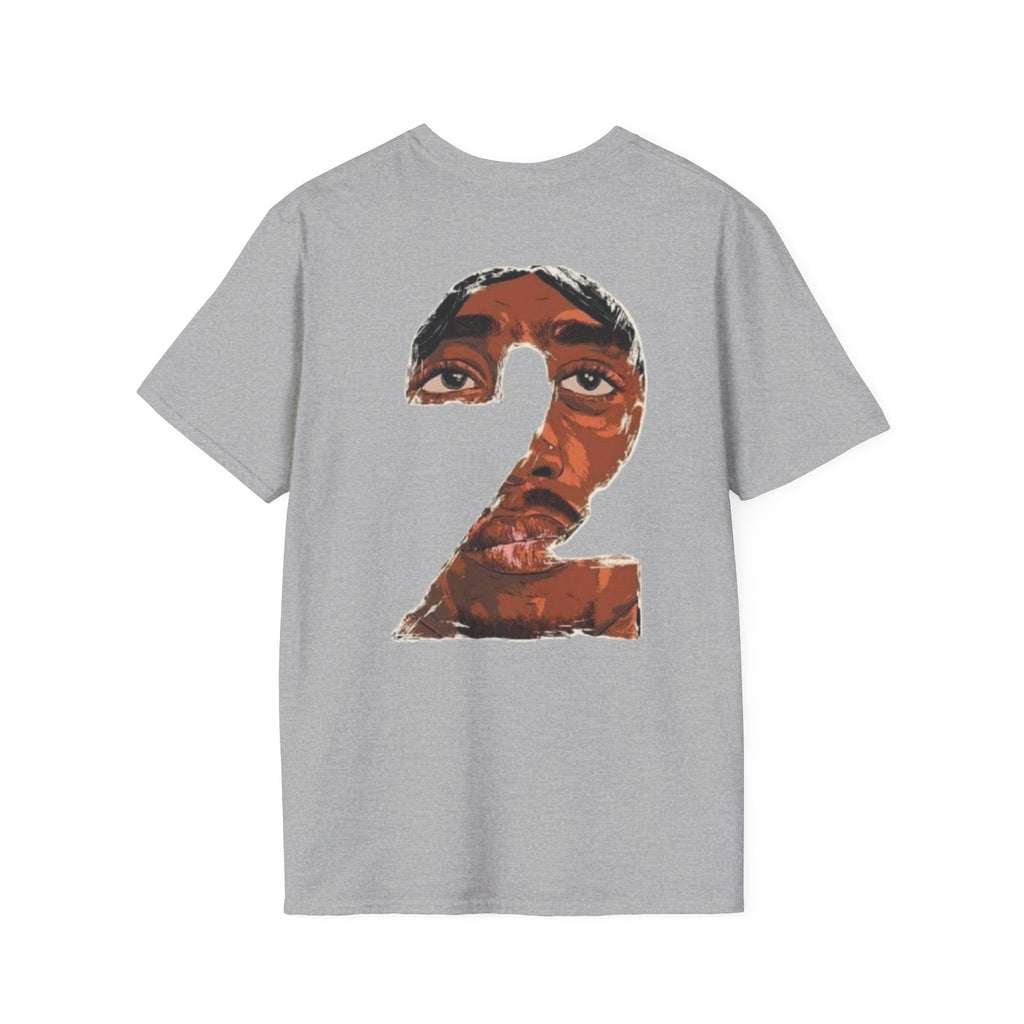 Pac Portrait T-Shirt | Rap Icon Smoking Artwork