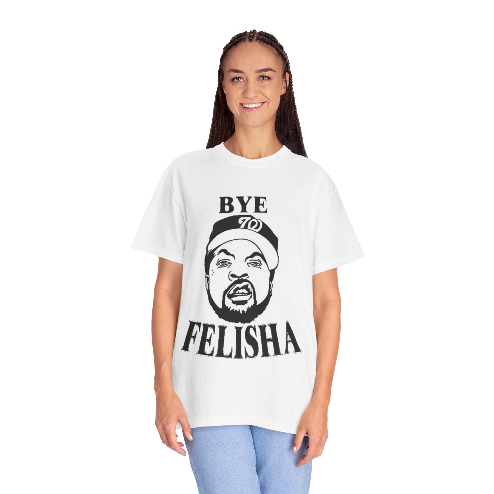 Bye Felisha Graphic T-Shirt — Retro Bold Face Design