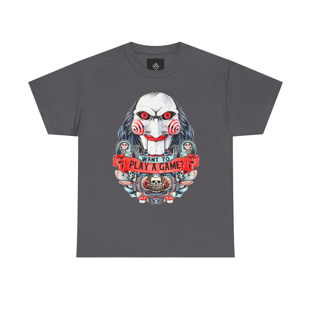 Horror 'Want to Play a Game?' Graphic Tee