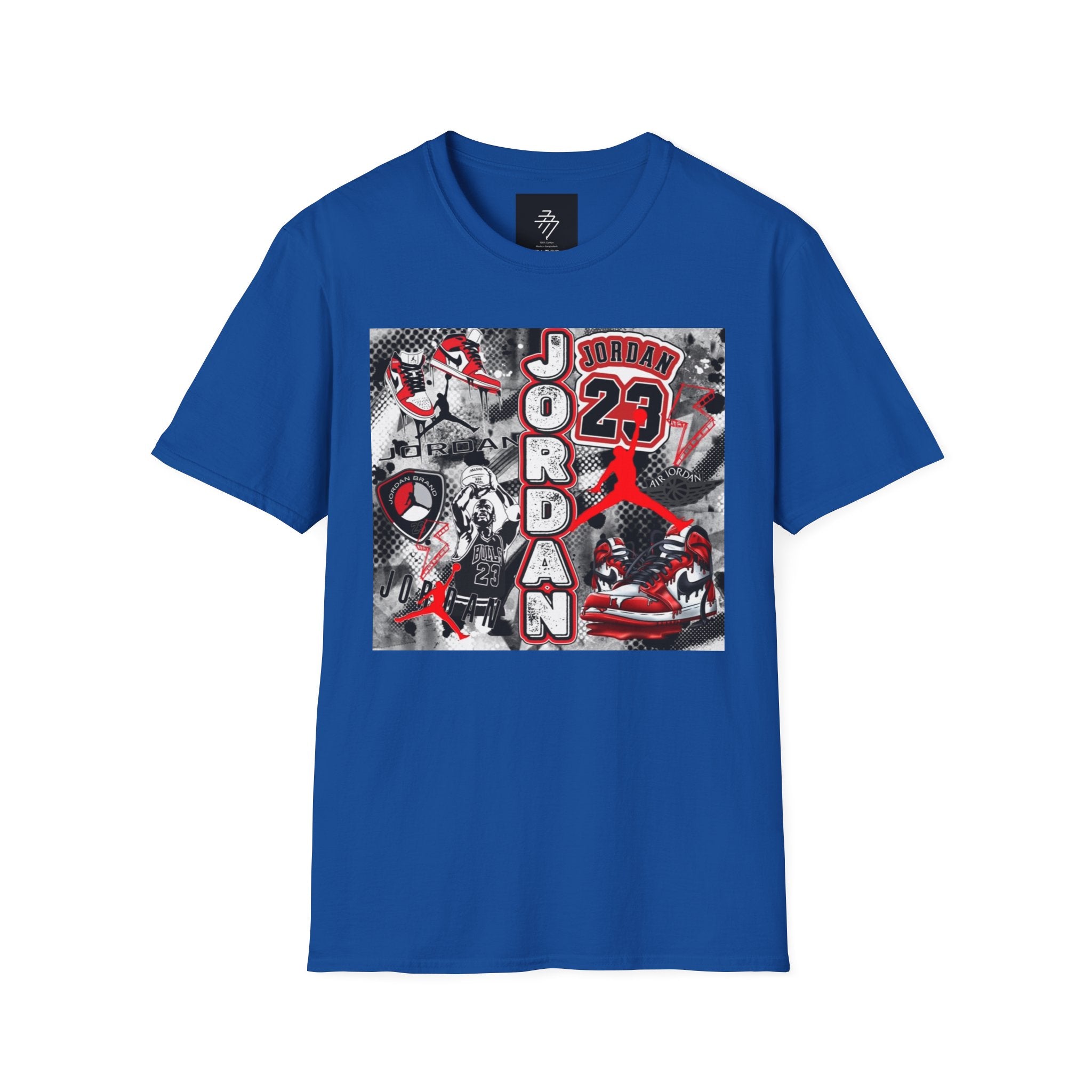 J #23 T-Shirt | Basketball Retro Logo Tee