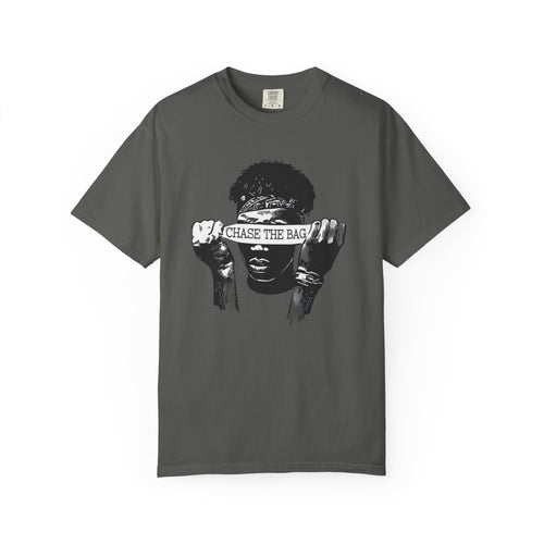 Chase The Bag graphic T-shirt | money slogan shirt, streetwear tee