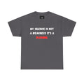 Warning Graphic Tee — "My Silence Is Not a Weakness It's a Warning"