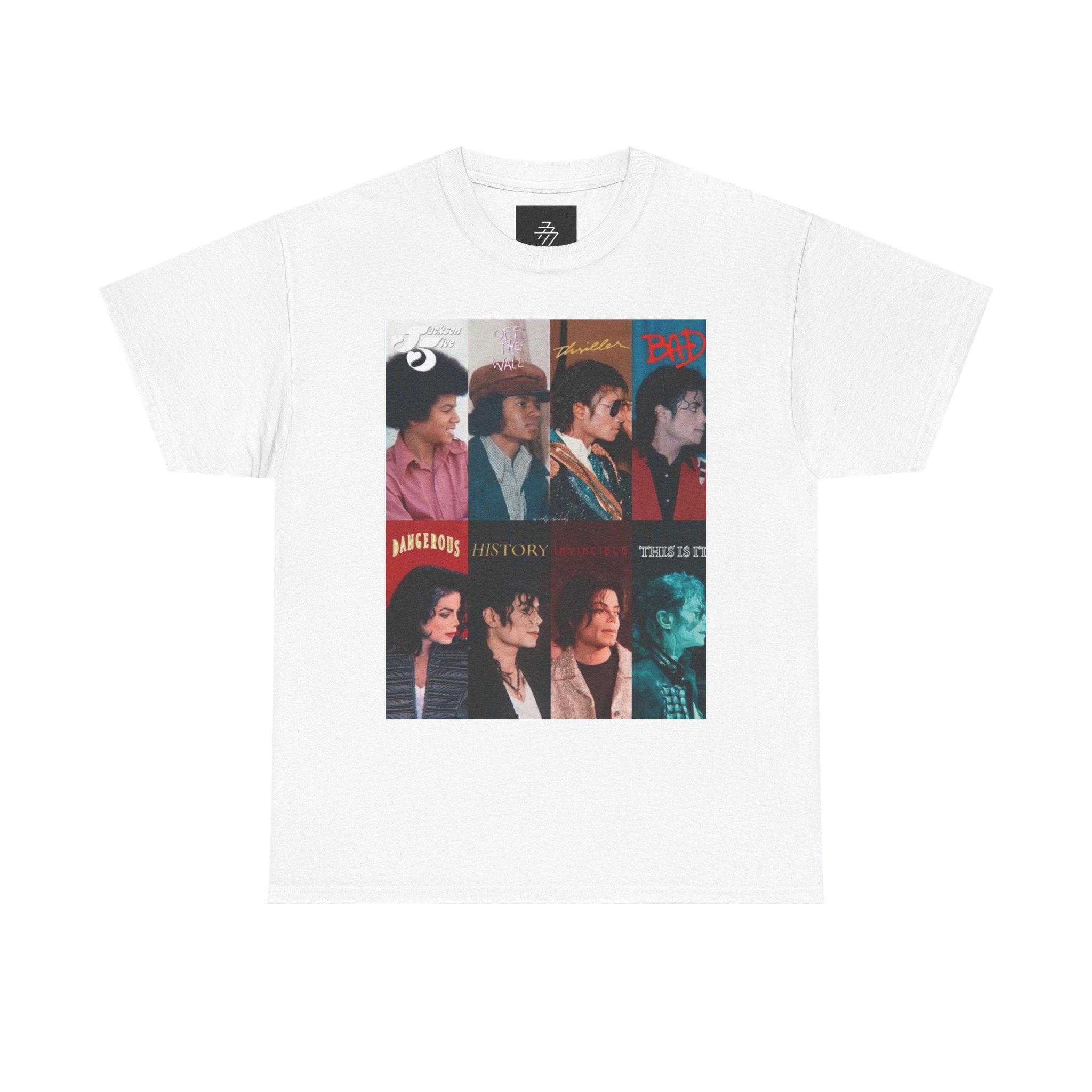 MJ Retro Pop Icon Photo with Script Back