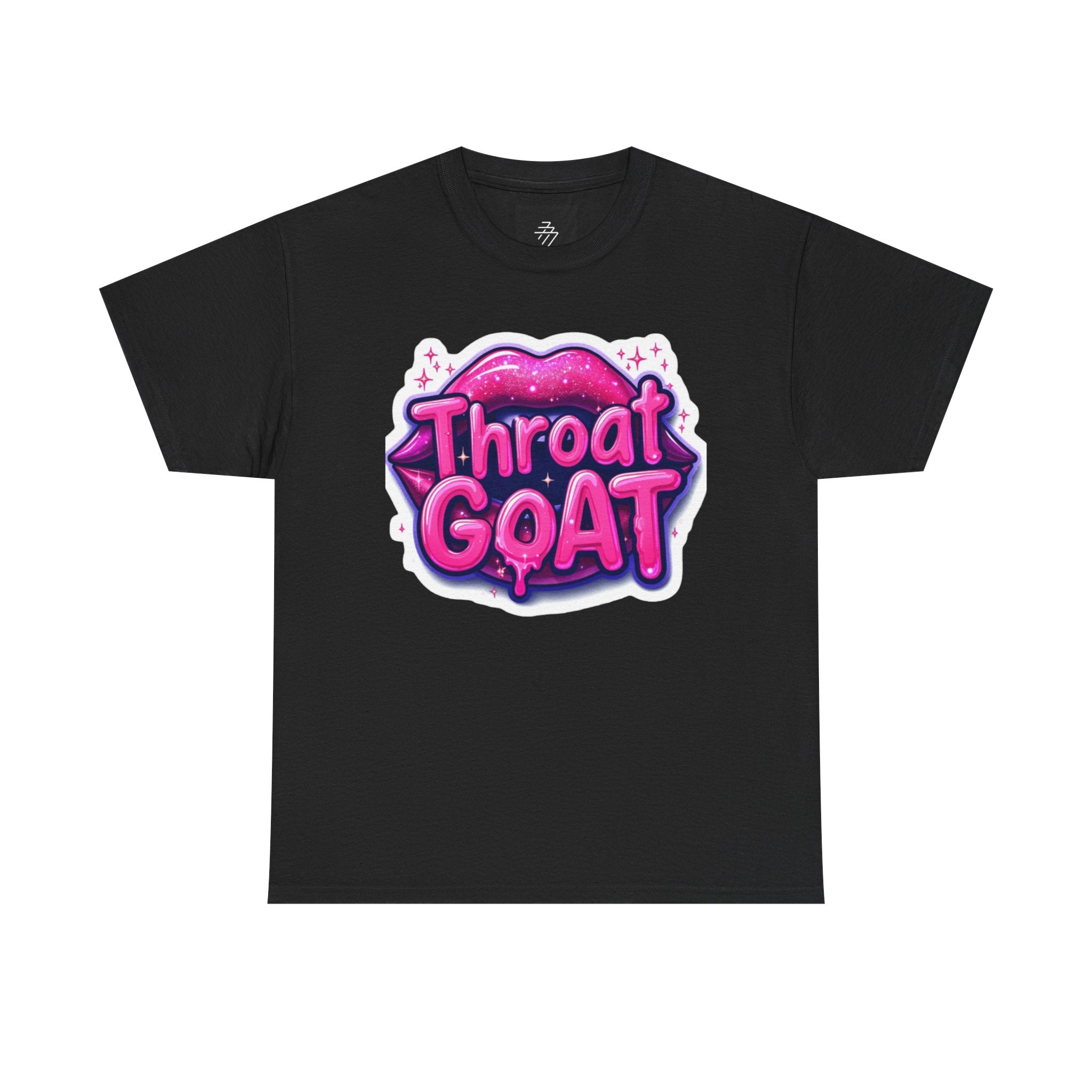 Throat Goat Graphic Tee — Cute Pink Lip Logo Tee