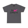 Fuck Cancer Bold Pink Ribbon Breast Cancer Awareness Tee