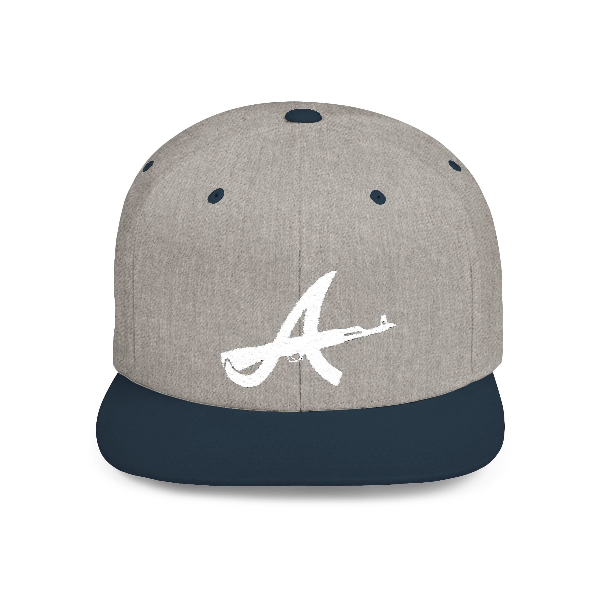 AK-47 Illustration Snapback | Rifle Graphic Hat, Streetwear Cap