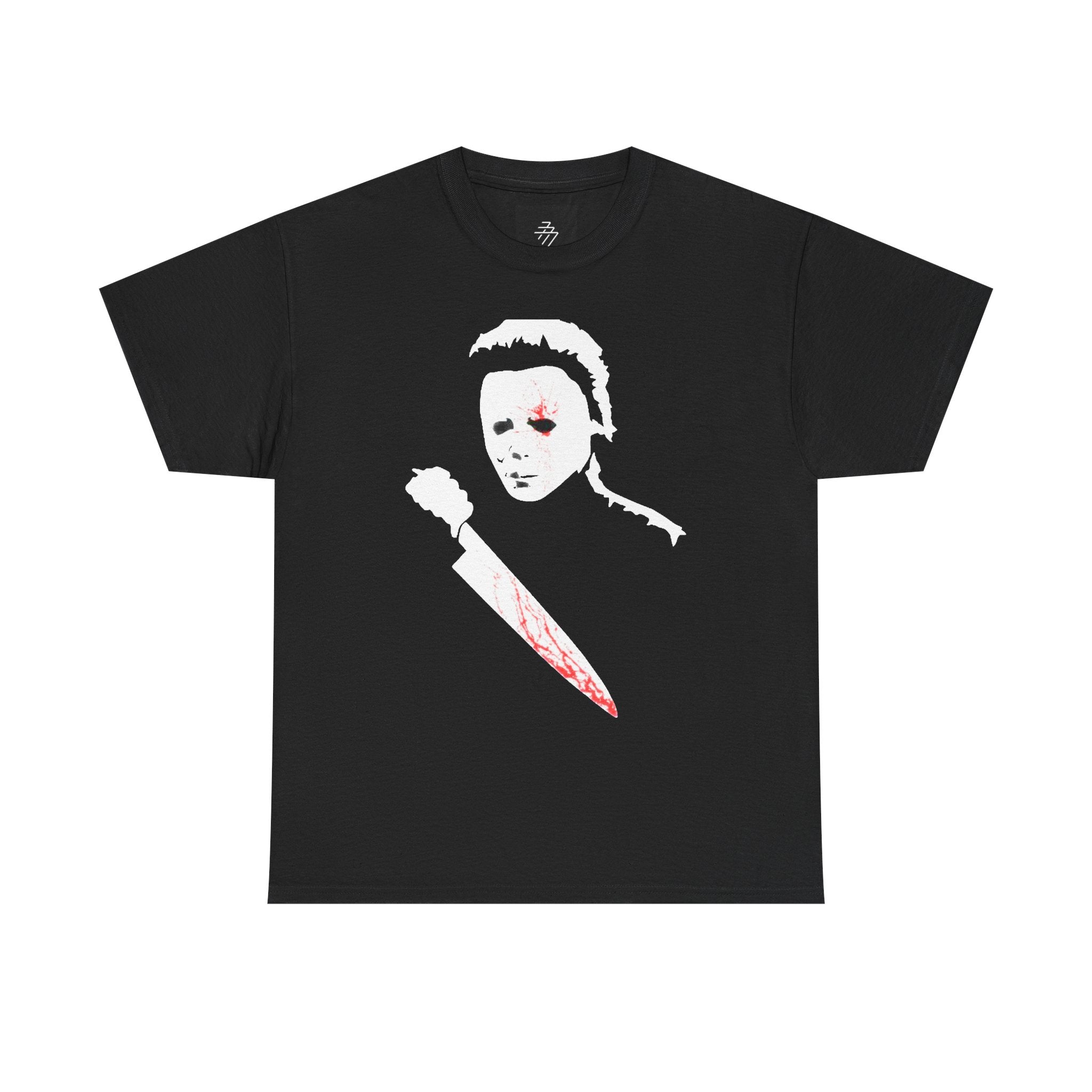 Halloween Michael Myers T‑Shirt — Bloody Knife Horror Movie Tee
