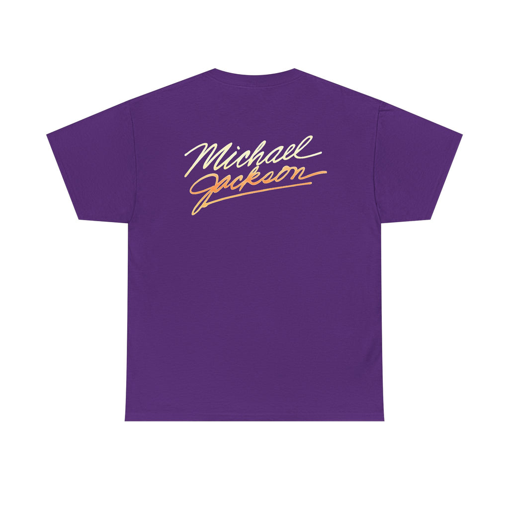 MJ Retro Pop Icon Photo with Script Back