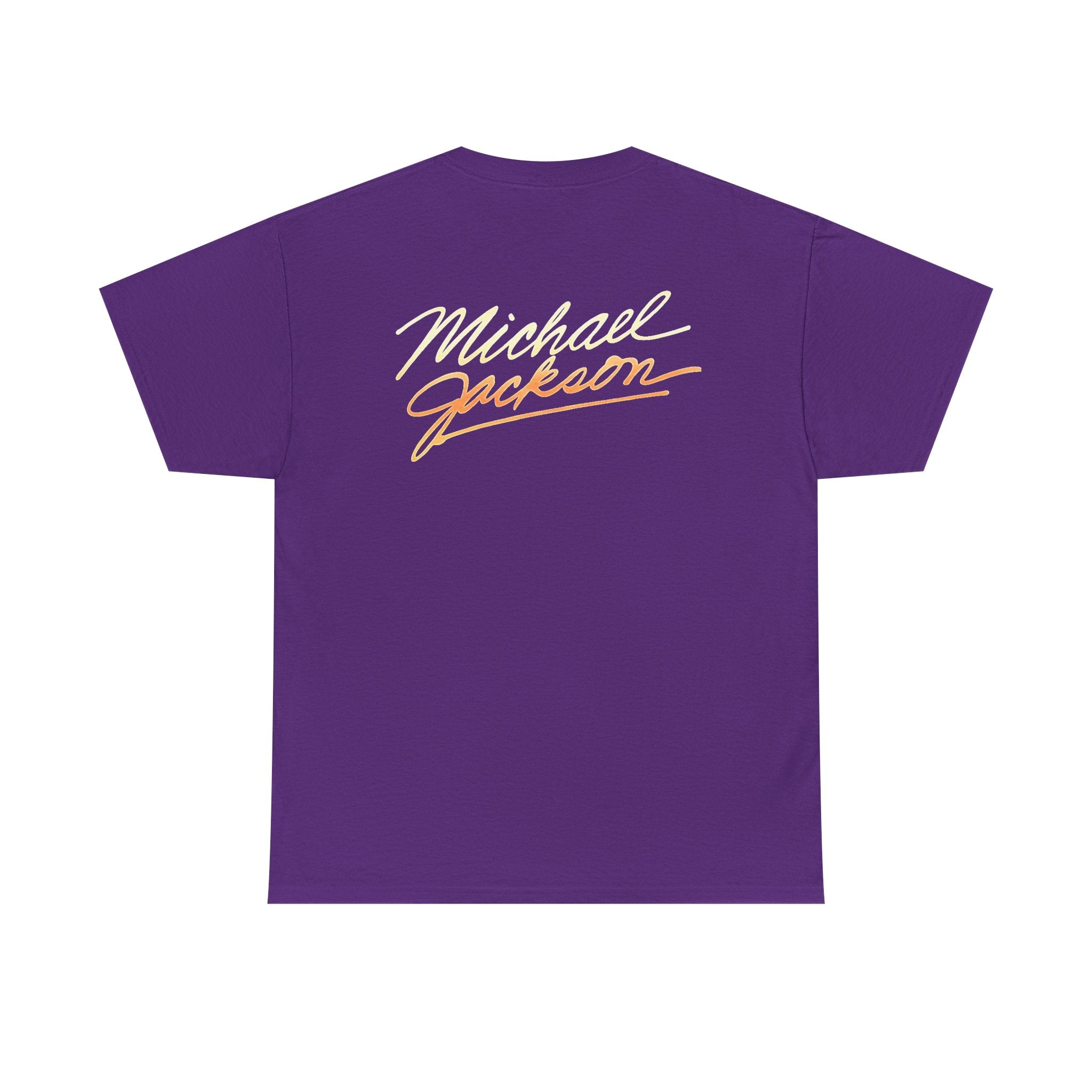 MJ Retro Pop Icon Photo with Script Back