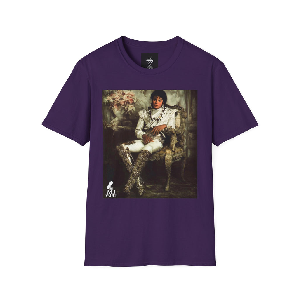 Regal Portrait Graphic T-Shirt | Vintage Royalty Art Tee