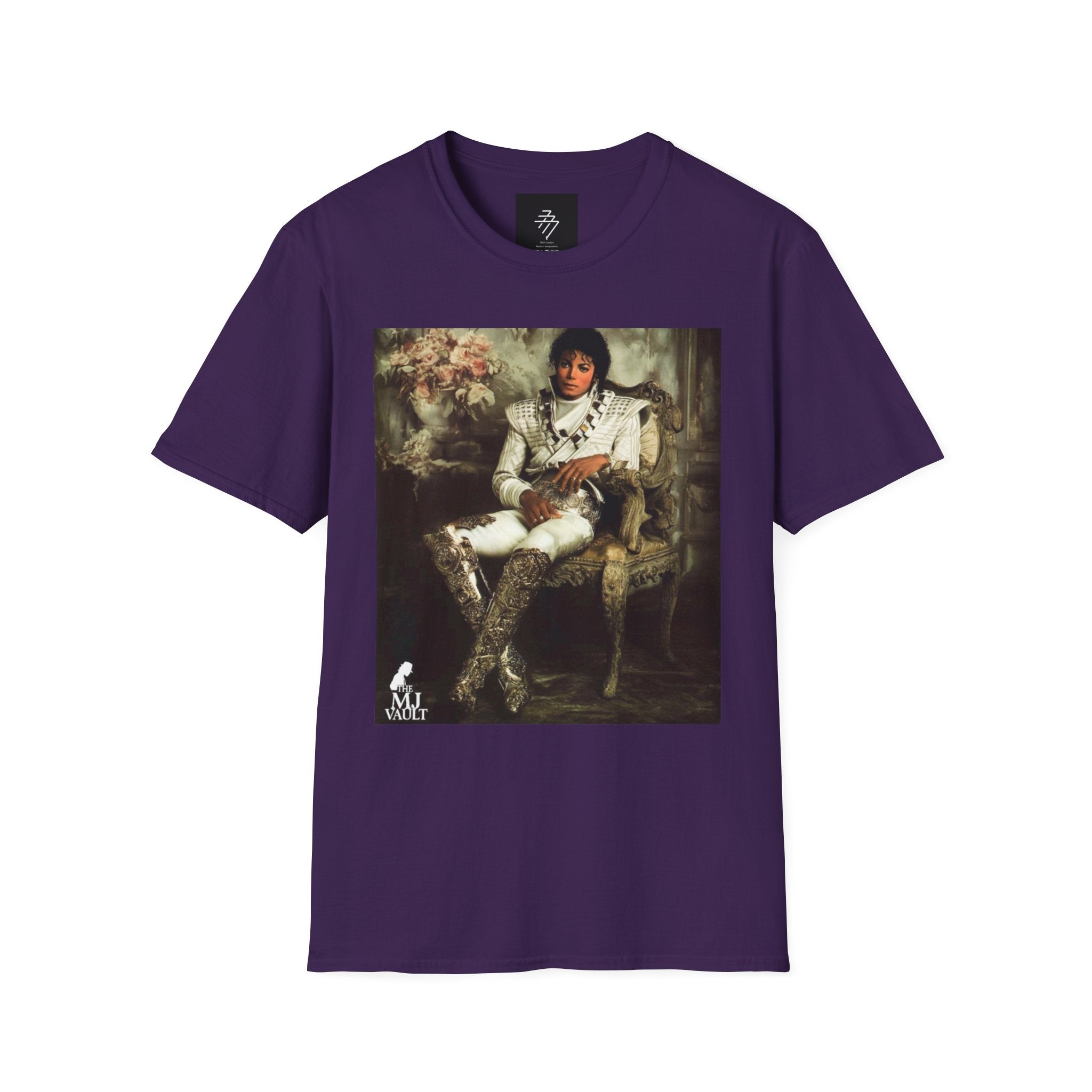 Regal Portrait Graphic T-Shirt | Vintage Royalty Art Tee