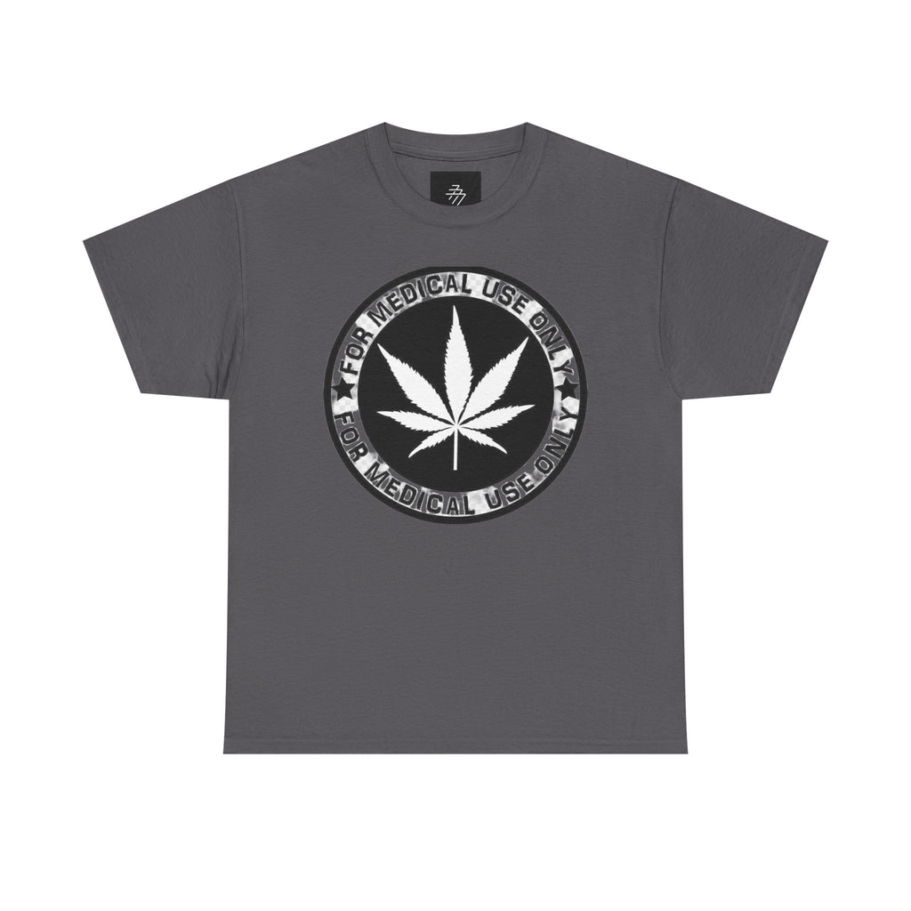 Medical Use Only Cannabis Leaf T-Shirt | Marijuana Logo Tee