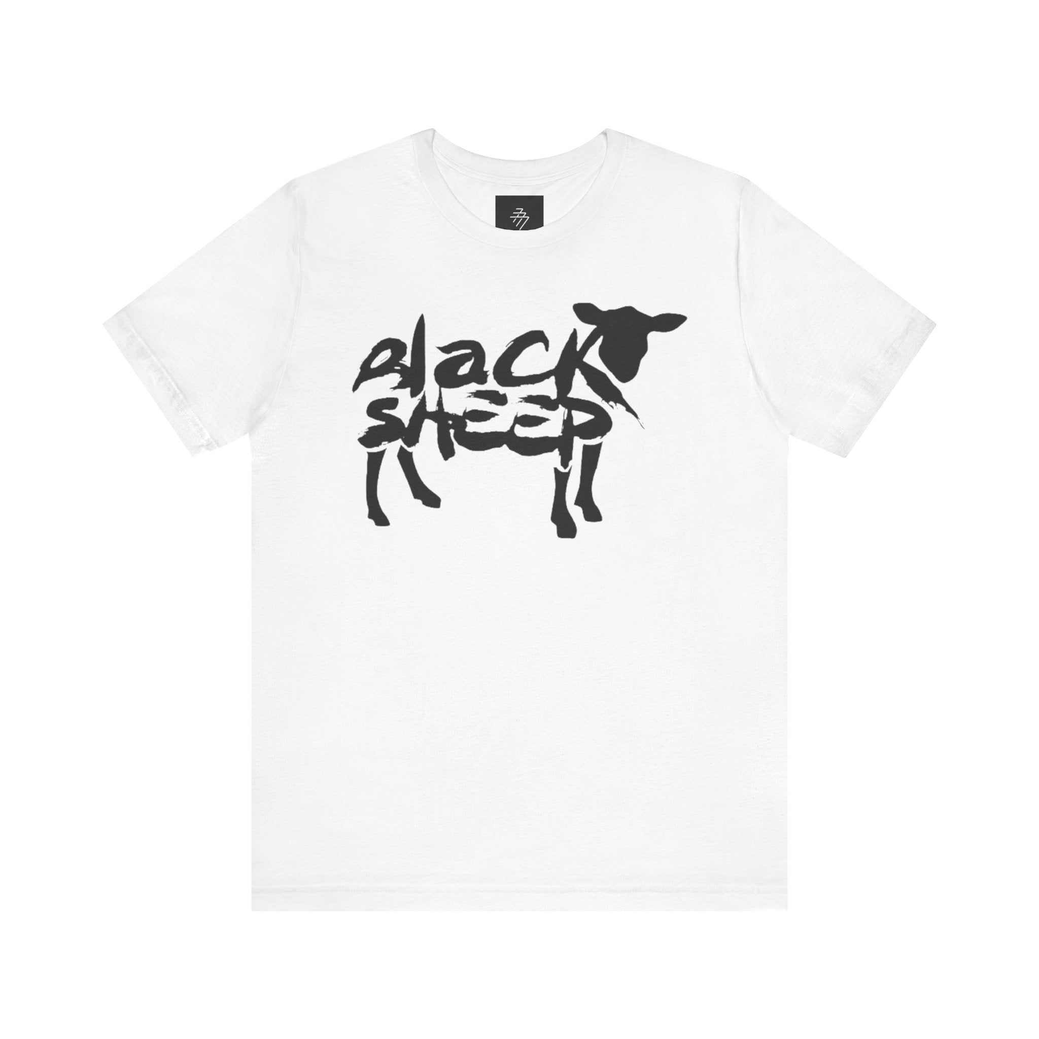 Black Sheep Graphic Tee - 'Black Sheep' Script & Silhouette T-Shirt