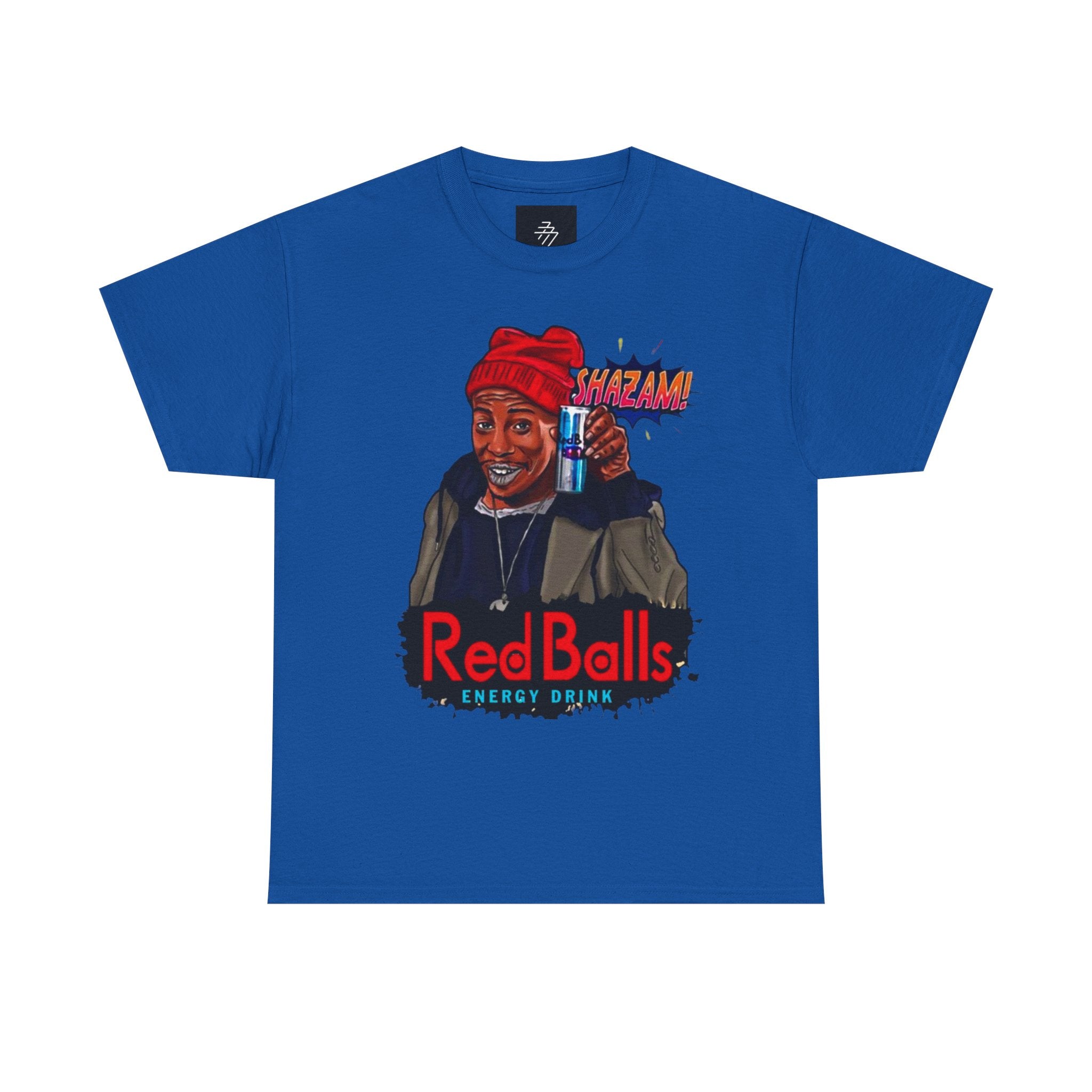 Red Balls energy drink graphic Tee | Retro streetwear illustration