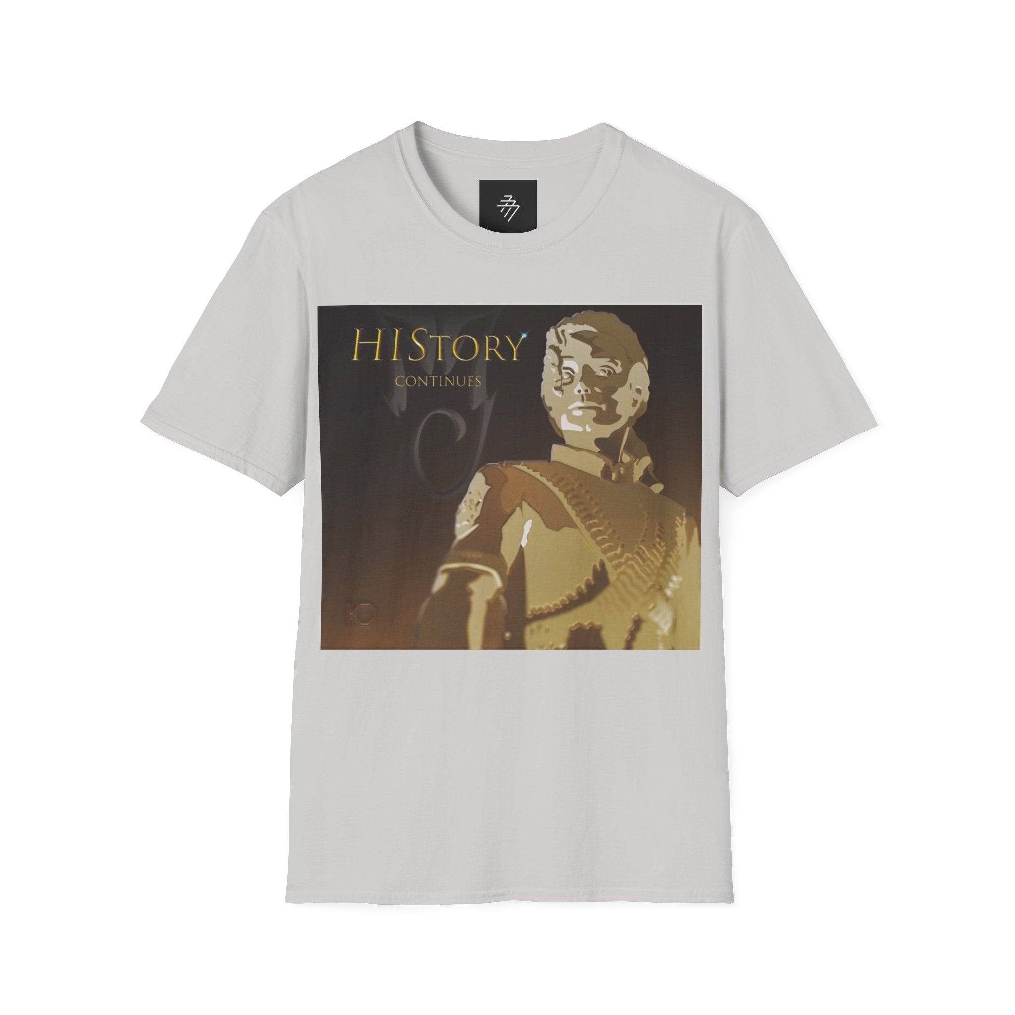 History Continues T-Shirt | Vintage Statue Print