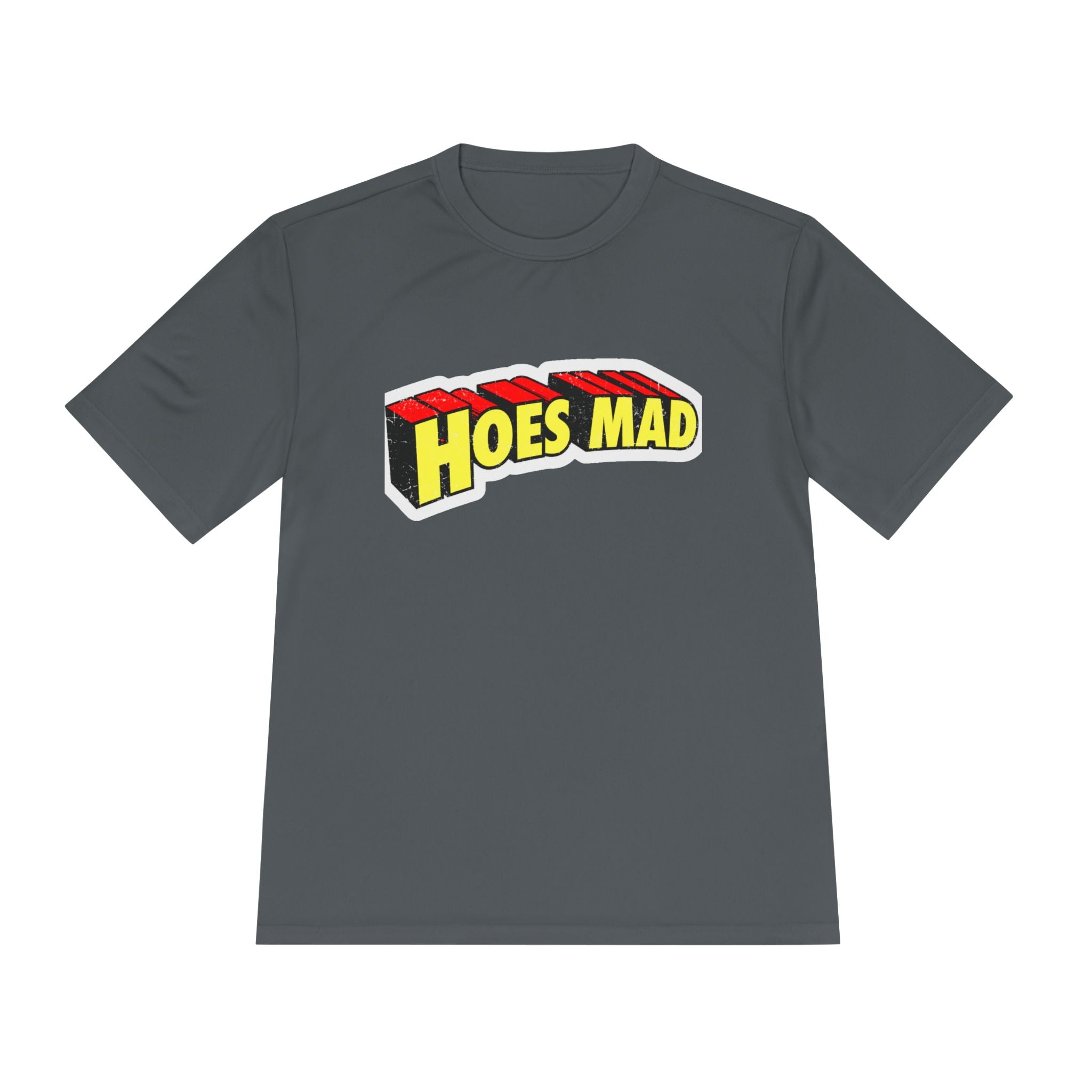 Hoes Mad Tee | Bold 3D Comic Text Shirt