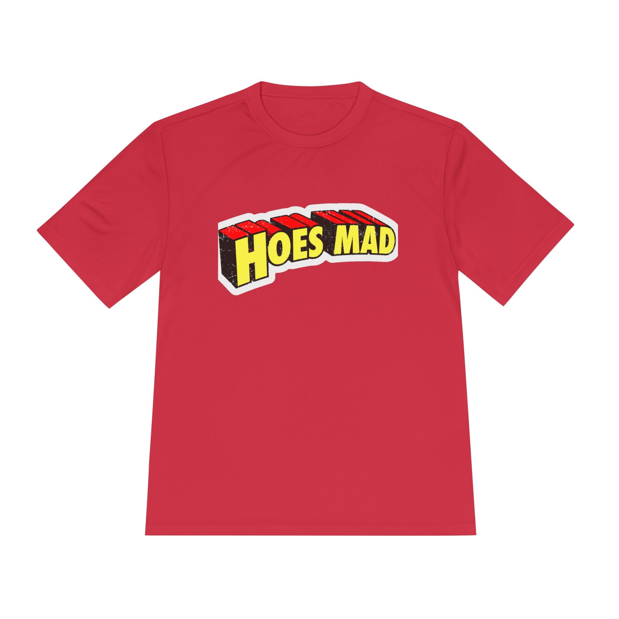 Hoes Mad Tee | Bold 3D Comic Text Shirt