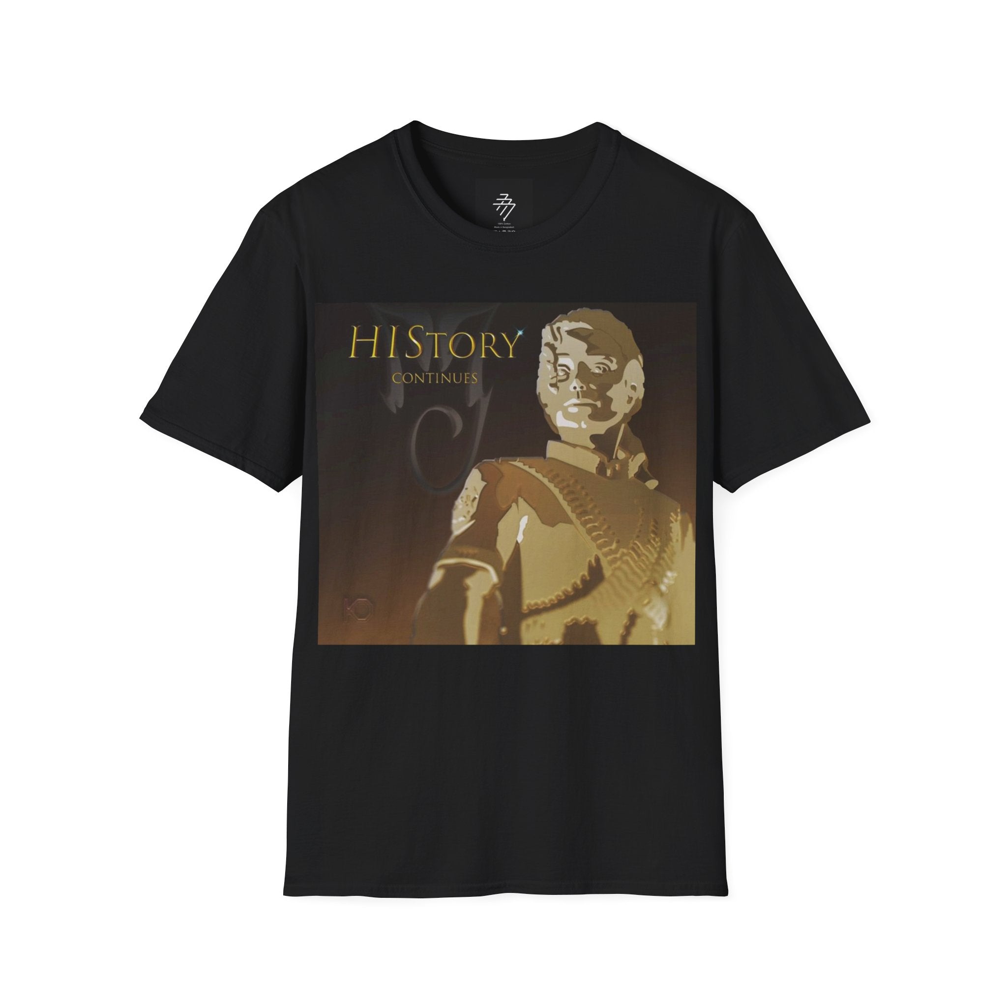 History Continues T-Shirt | Vintage Statue Print