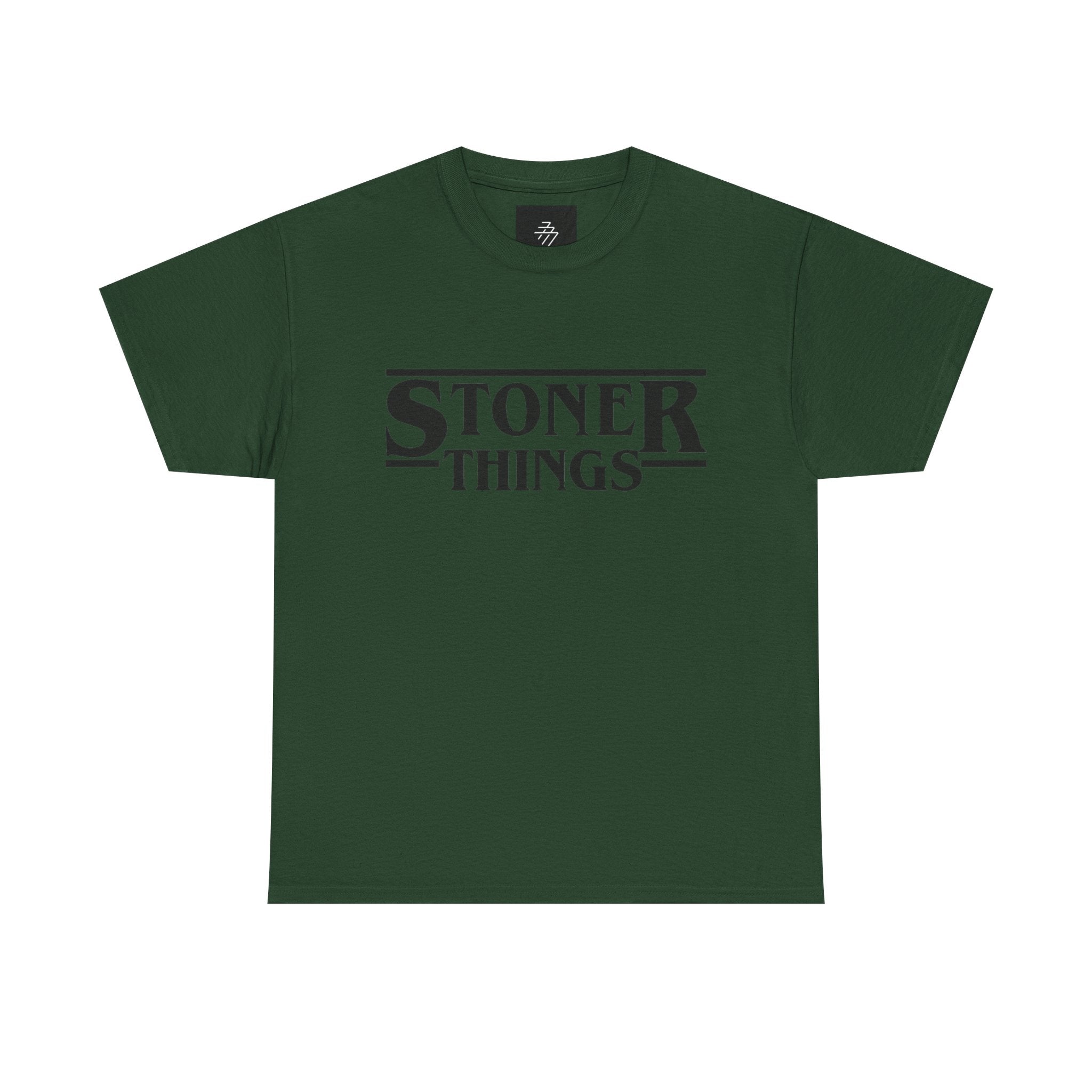 Stoner Things Graphic Tee — Retro TV Parody Weed T-Shirt