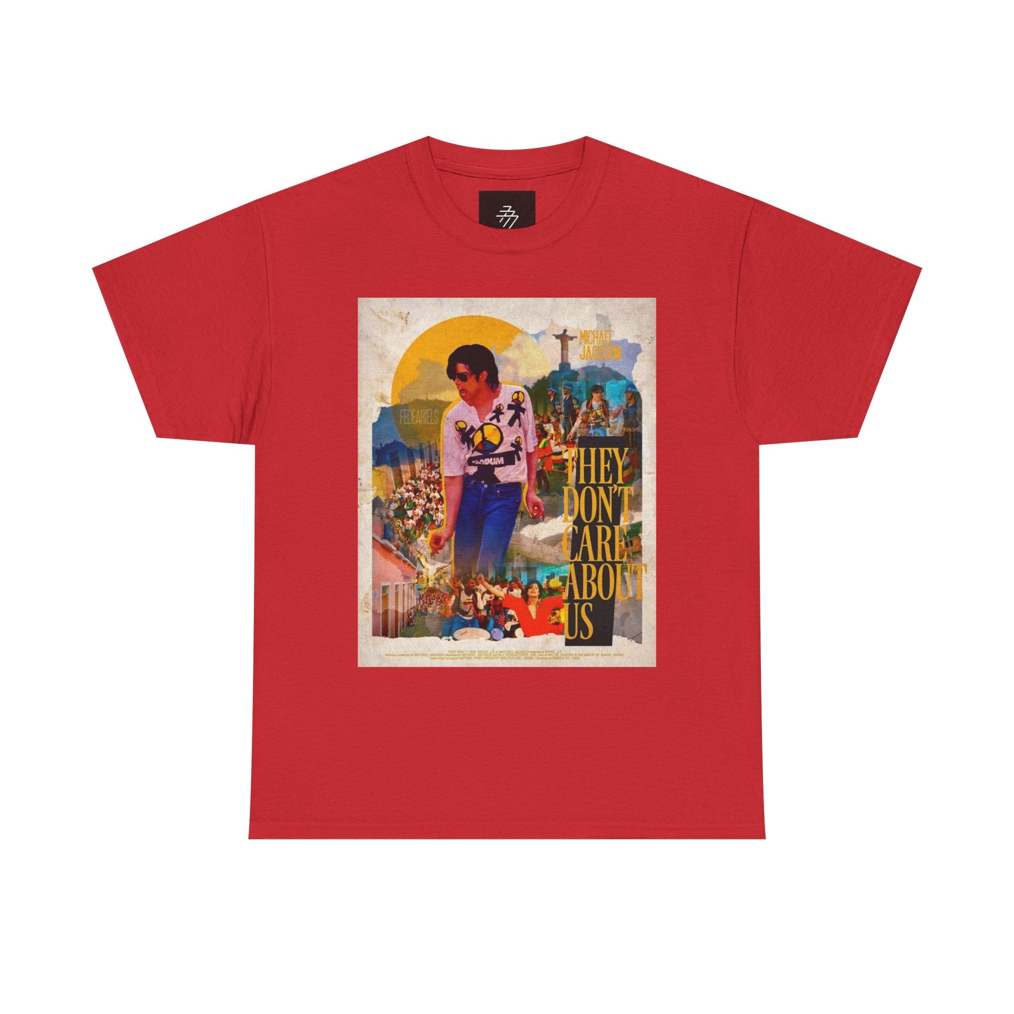 Graphic Tee — "They Don’t Care About Us" Retro Protest Design