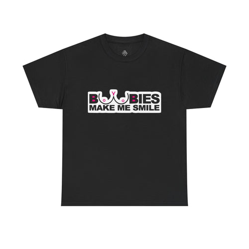 "Boobies Make Me Smile Tee