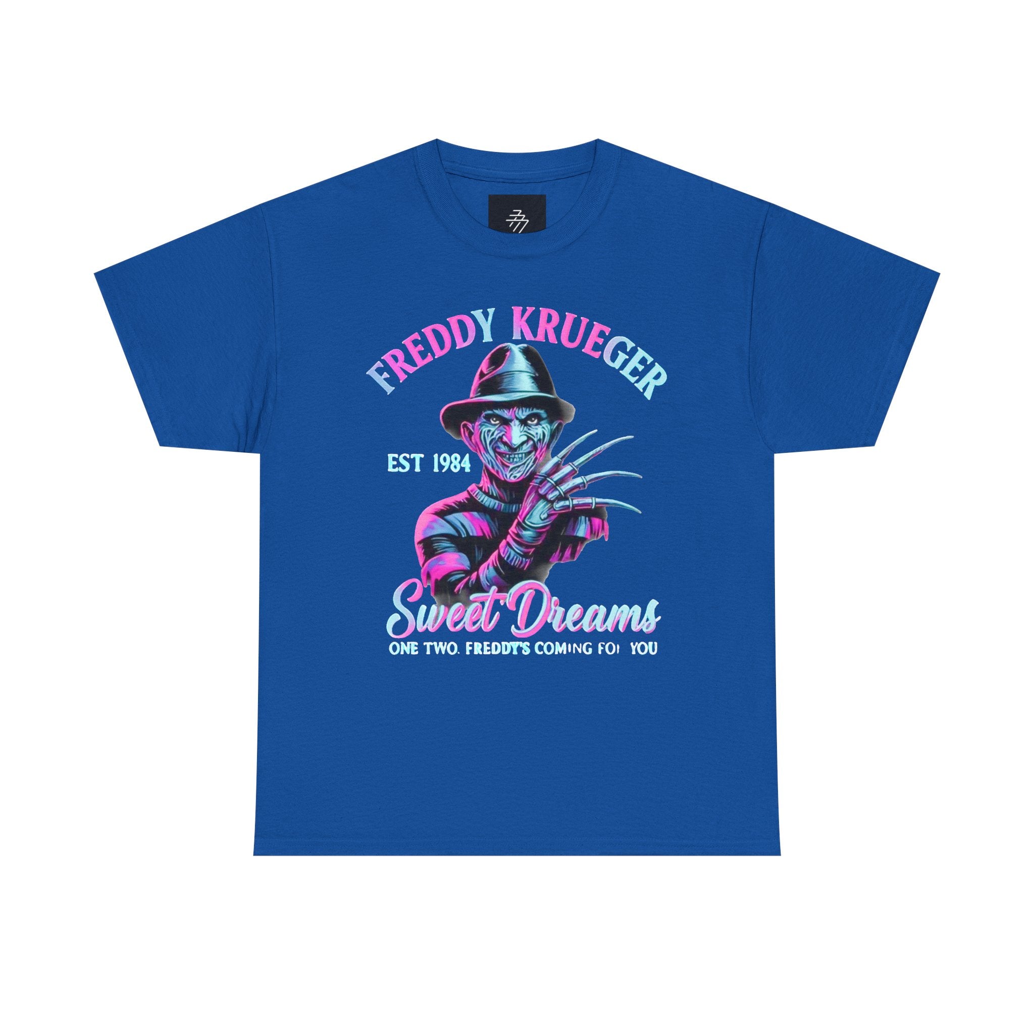 Freddy Krueger Sweet Dreams T-Shirt — Neon Retro Horror Tee