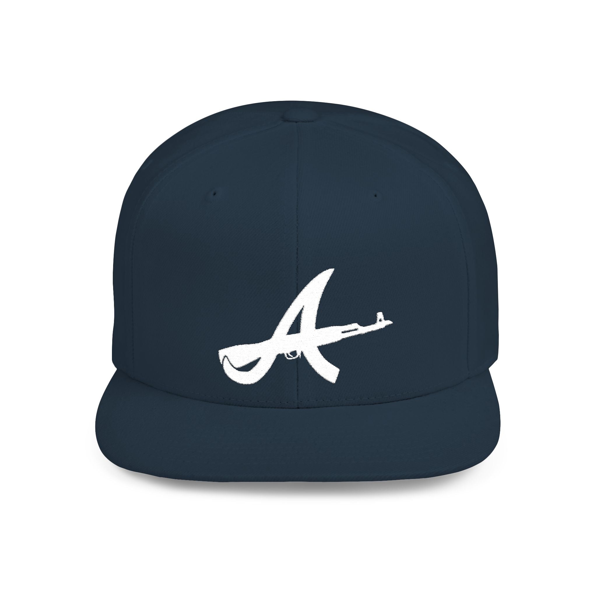 AK-47 Illustration Snapback | Rifle Graphic Hat, Streetwear Cap