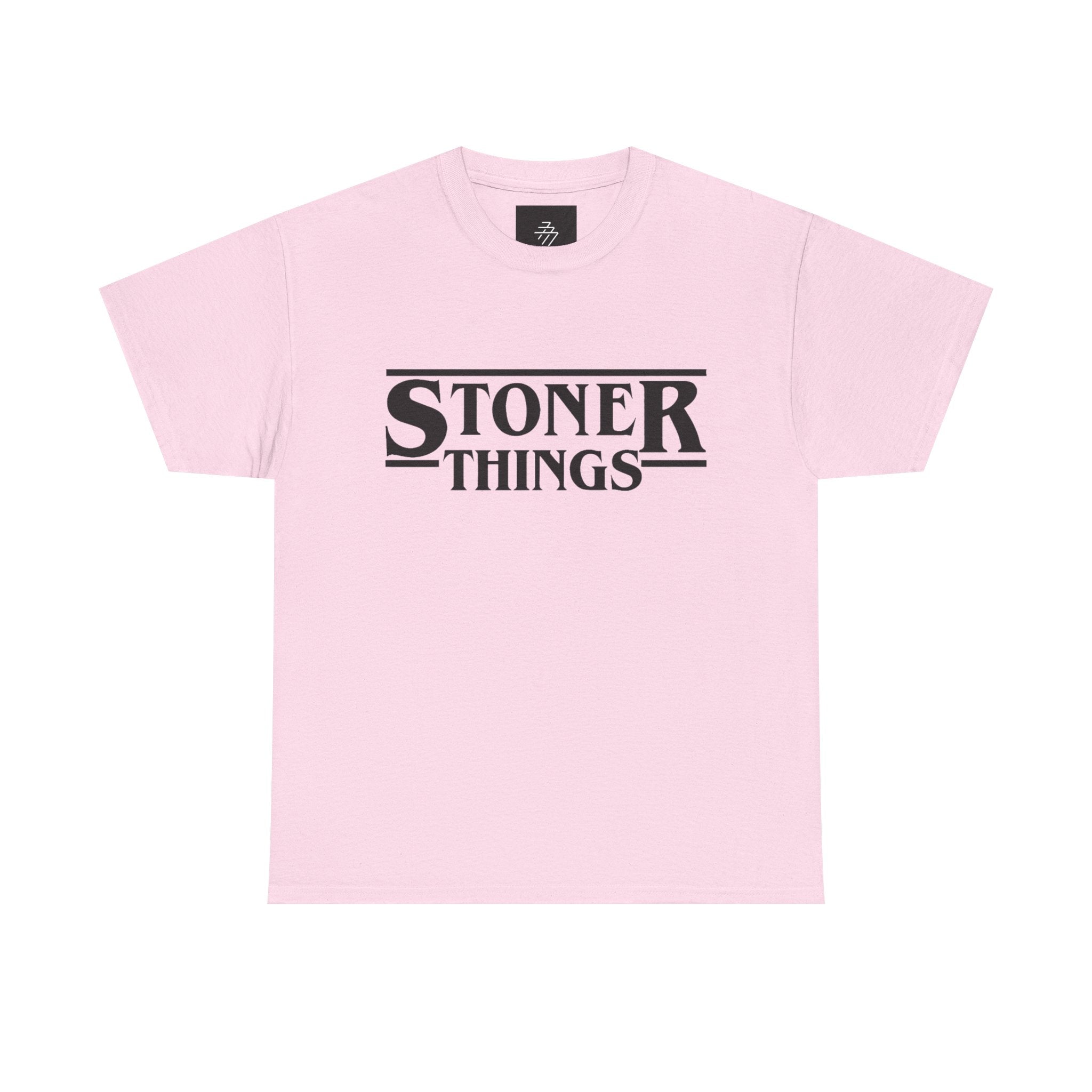 Stoner Things Graphic Tee — Retro TV Parody Weed T-Shirt