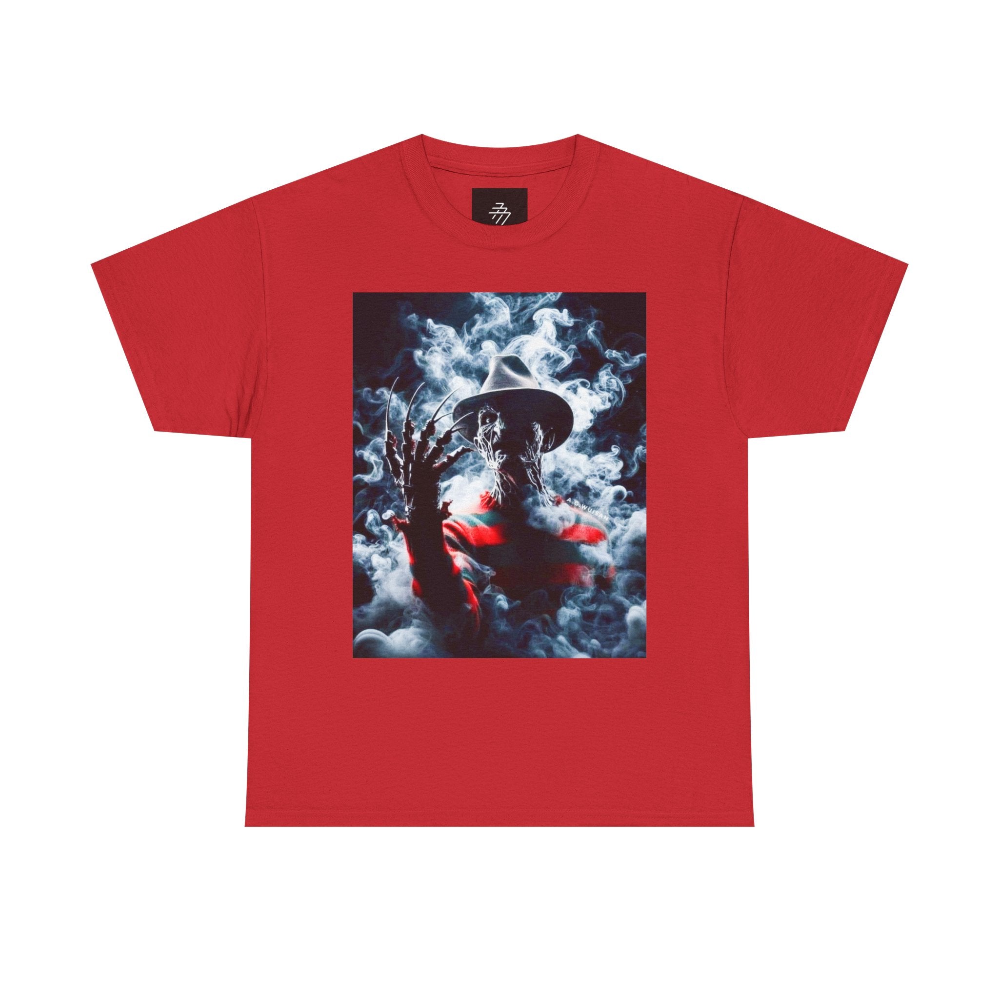 Horror Portrait Tee — Smoky Freddy-Inspired Nightmare Graphic T-Shirt