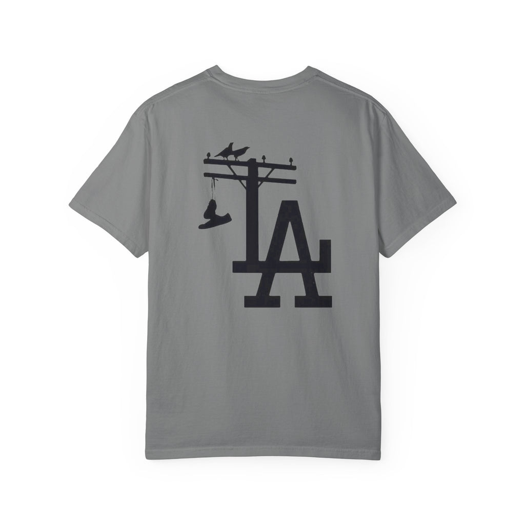 Silhouetted Crew Walk LA Logo T-shirt | Street Scene Graphic