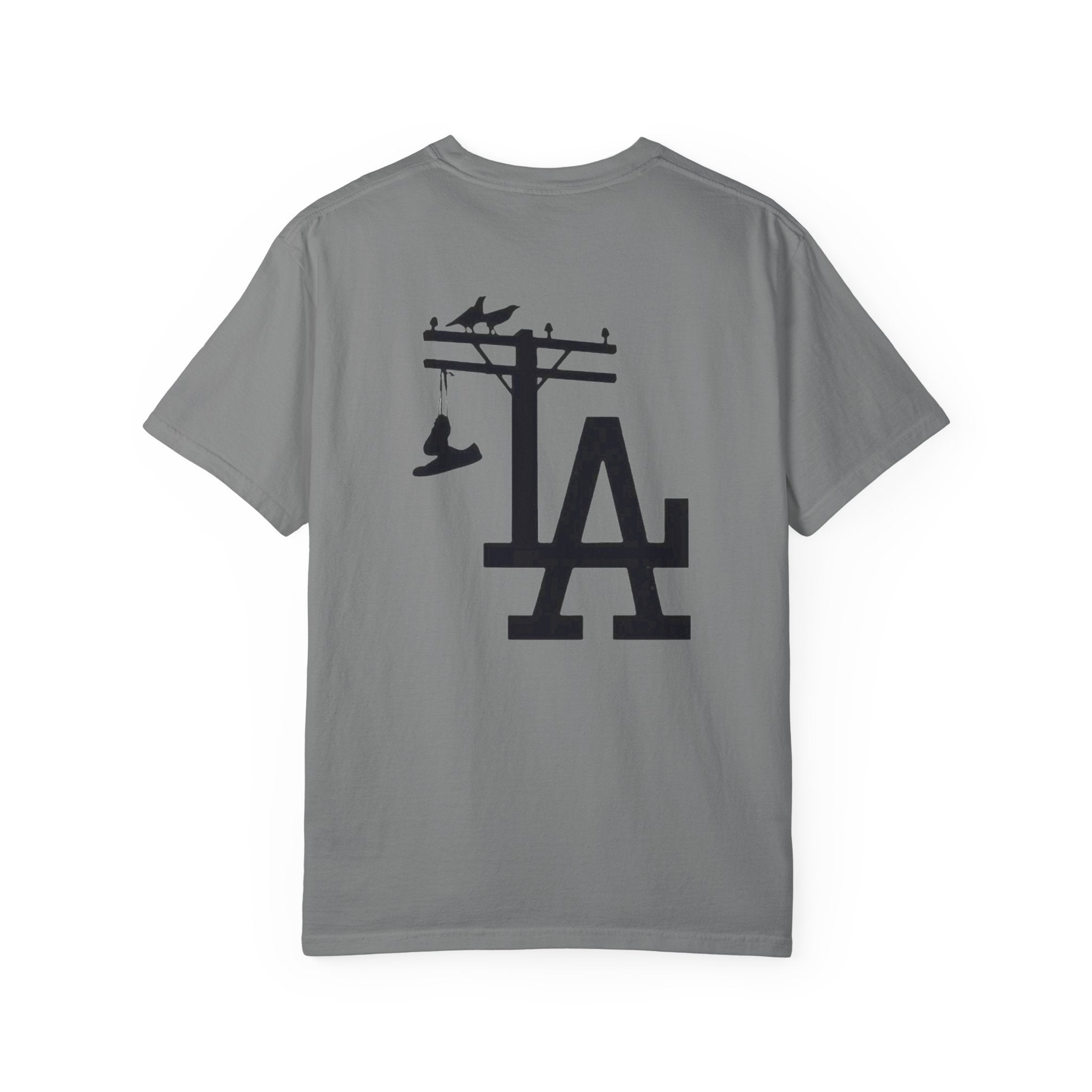 Silhouetted Crew Walk LA Logo T-shirt | Street Scene Graphic