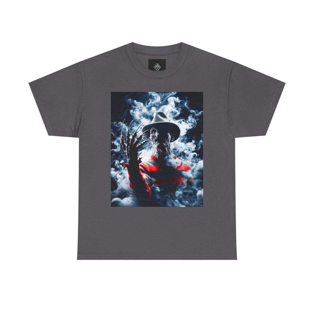 Horror Portrait Tee — Smoky Freddy-Inspired Nightmare Graphic T-Shirt