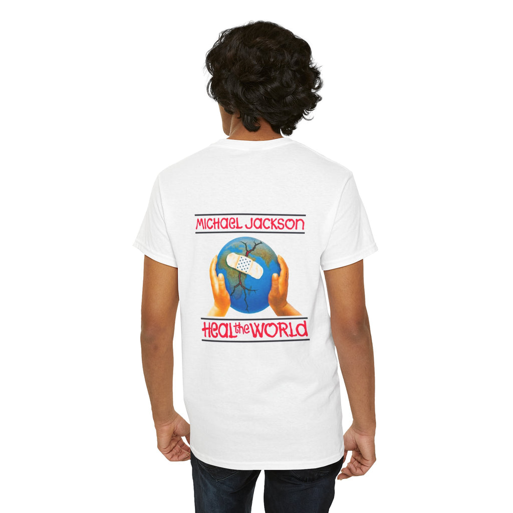 Heal the World T-Shirt | Vintage 90s Pop Icon Album Art Tee
