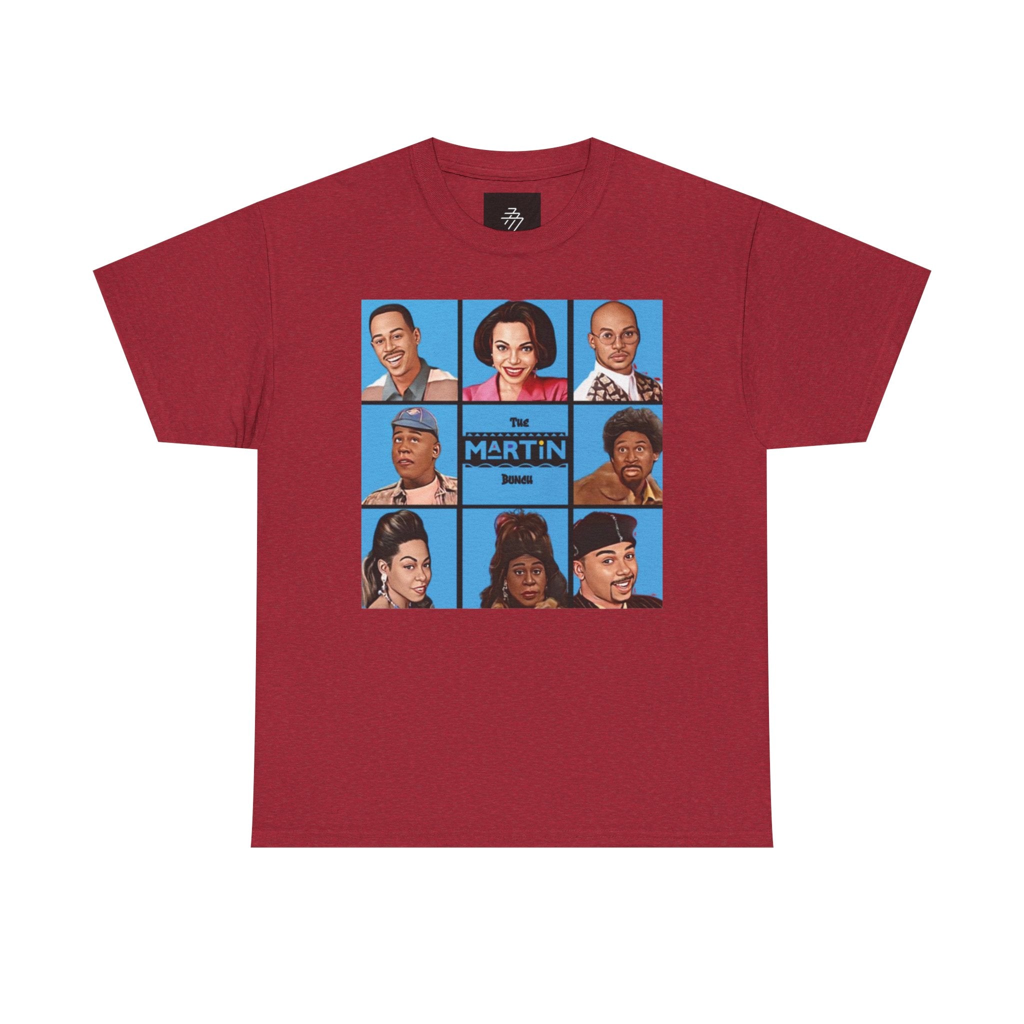 Classic TV Cast Portrait Tee | Retro Sitcom Grid Design