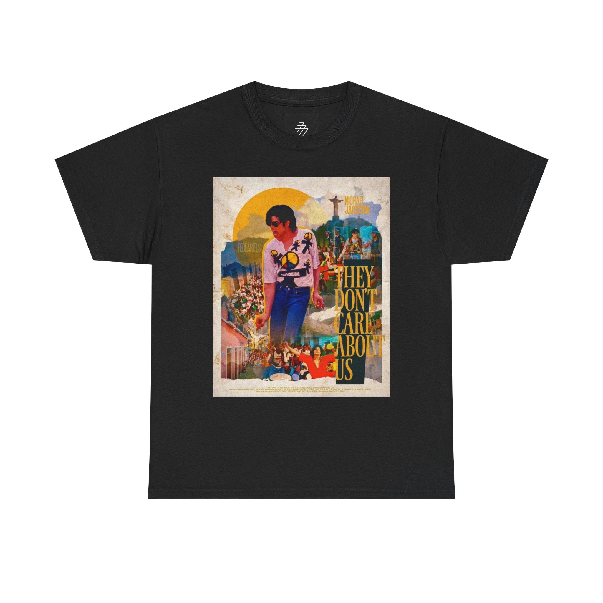 Graphic Tee — "They Don’t Care About Us" Retro Protest Design