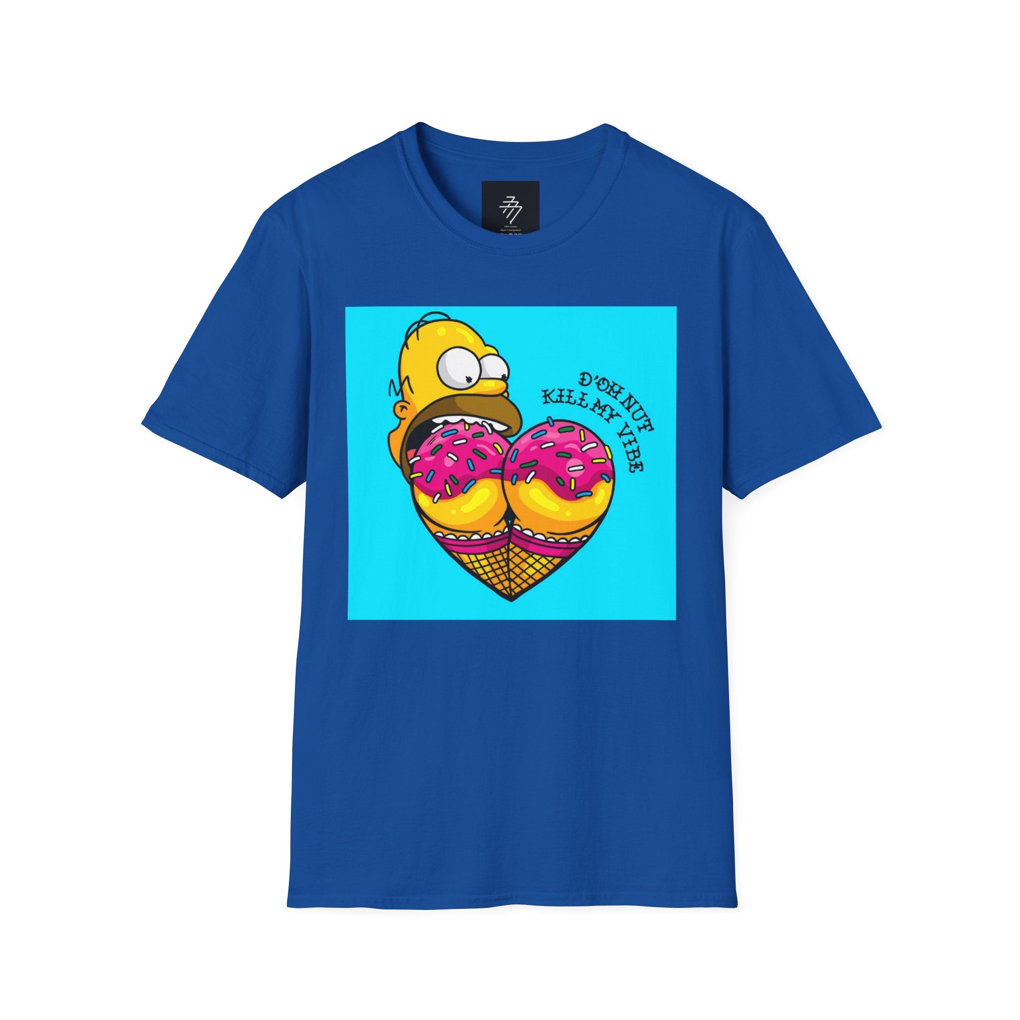 Donut Kill My Vibe T-Shirt | Cartoon Donut Heart Graphic Tee