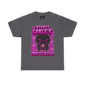 Breast Cancer Awareness Pink Ribbon Afro Girl Graphic T-Shirt