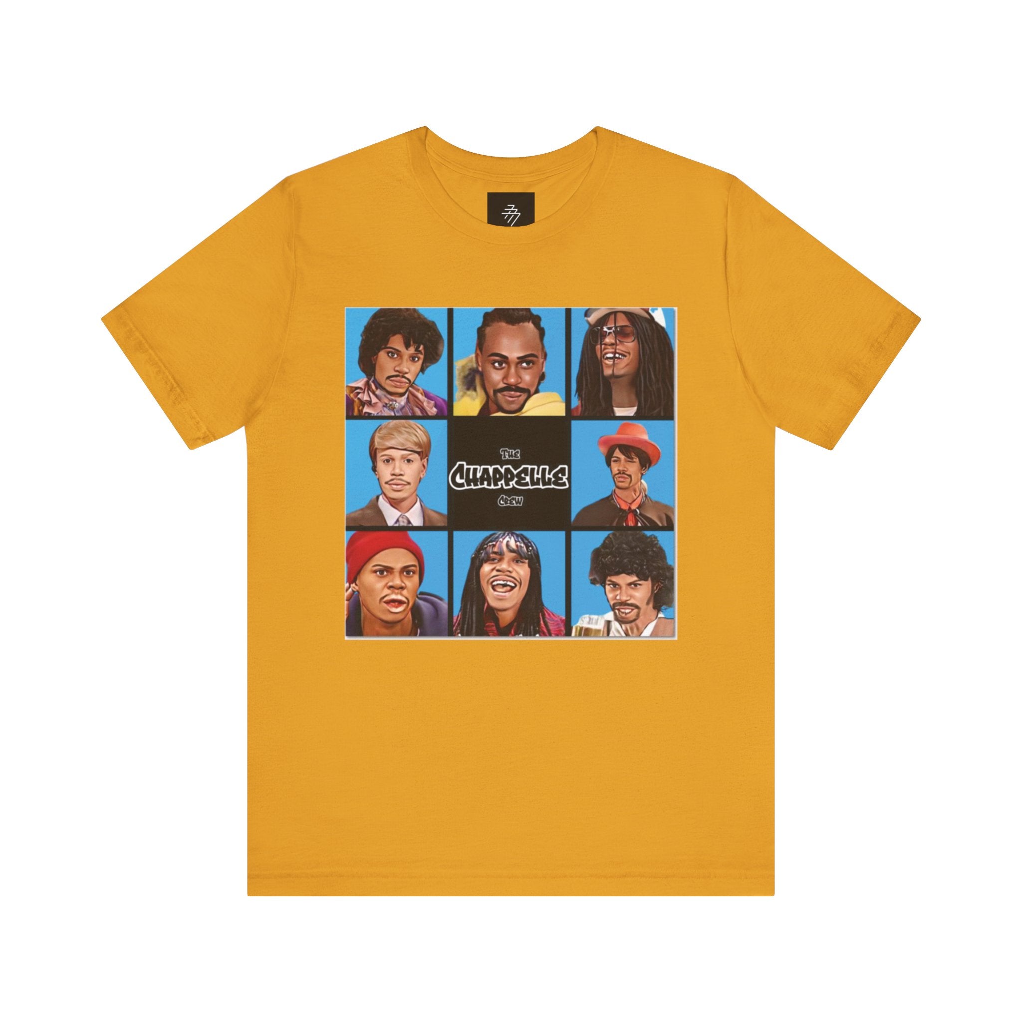 Retro Comedy Cast Grid Tee | Character Portraits, Pop Art Shirt
