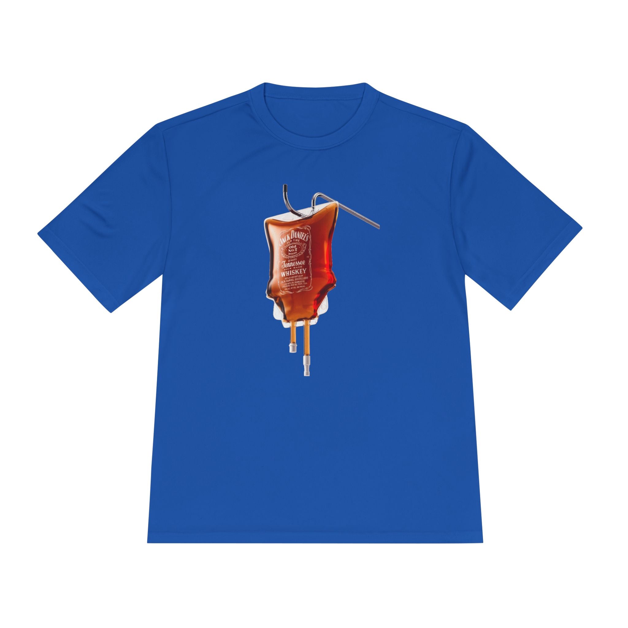 IV Bag Whiskey Drip Tee | Medical Alcohol Bottle Graphic, Unisex Moisture Wicking Tee, Nurse Gift, Doctor Shirt, Healthcare Apparel,