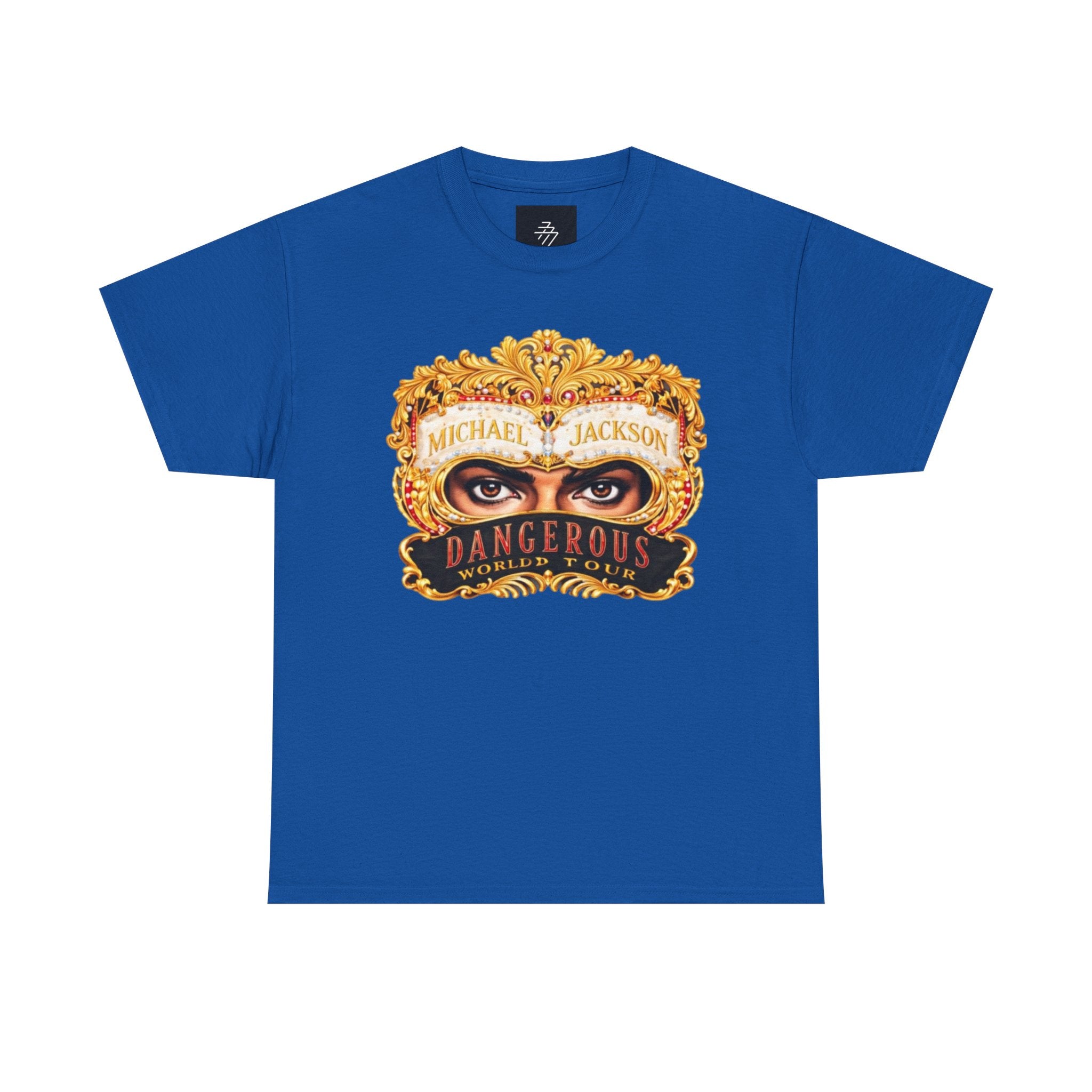 Graphic Tee — 'Dangerous' Mask Eyes Vintage Album Art