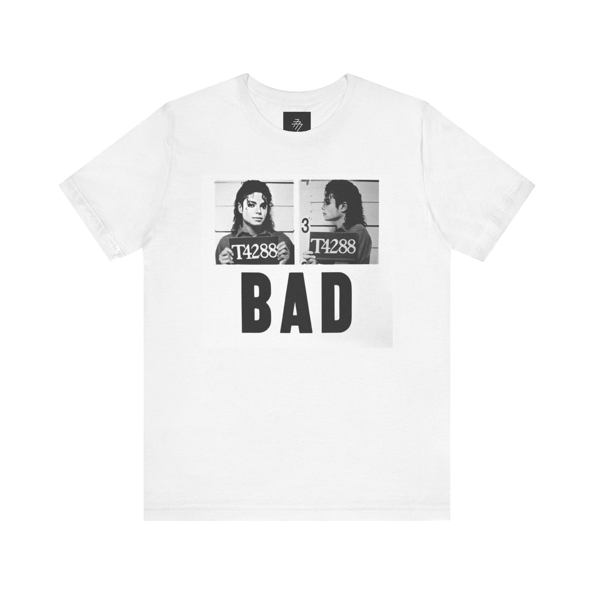 MJ who's bad Mugshot Tee