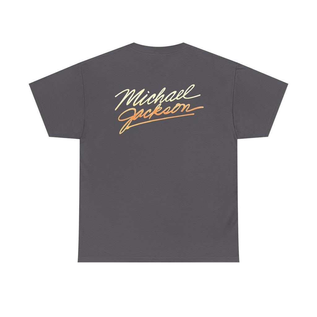MJ Retro Pop Icon Photo with Script Back