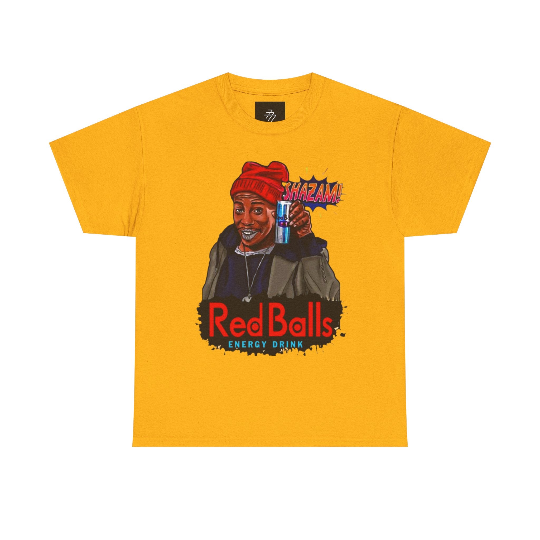 Red Balls energy drink graphic Tee | Retro streetwear illustration