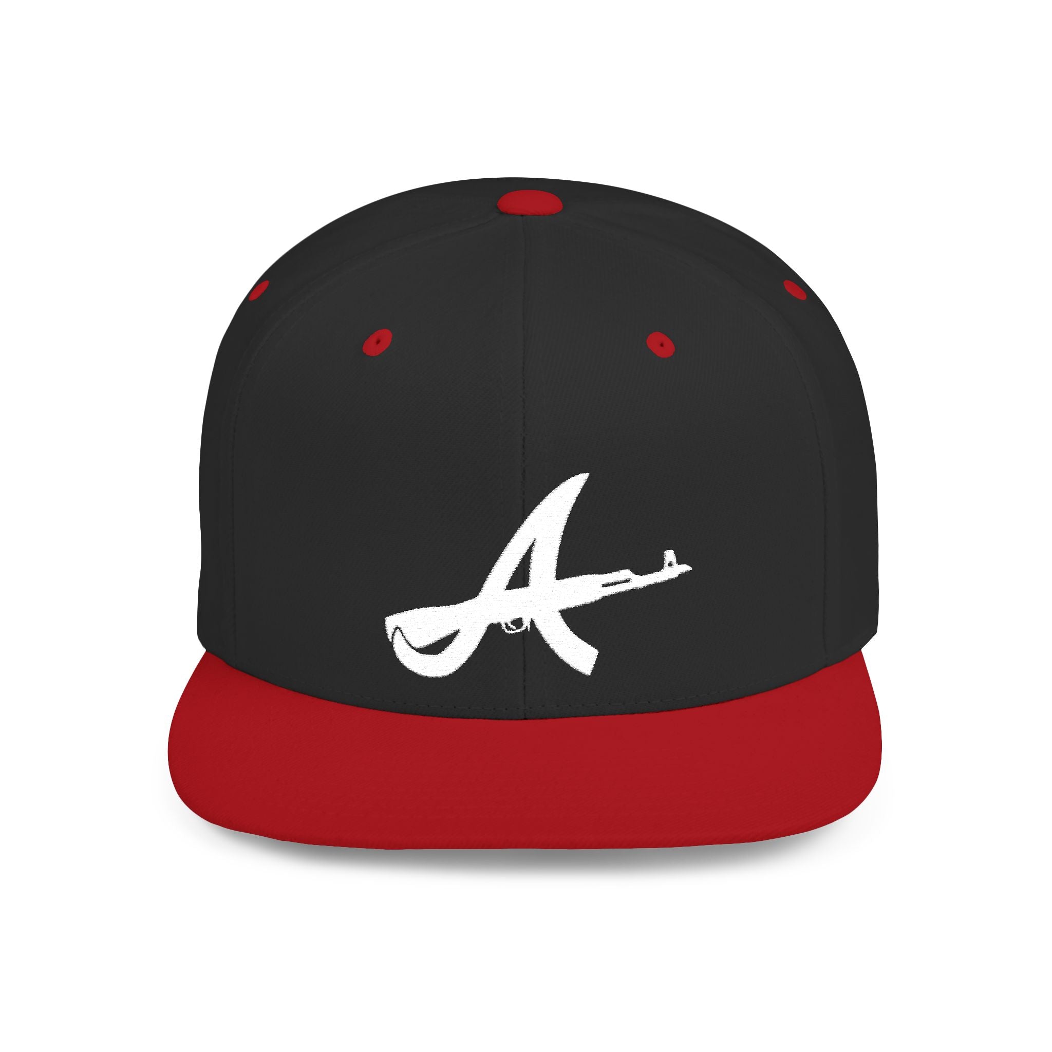 AK-47 Illustration Snapback | Rifle Graphic Hat, Streetwear Cap