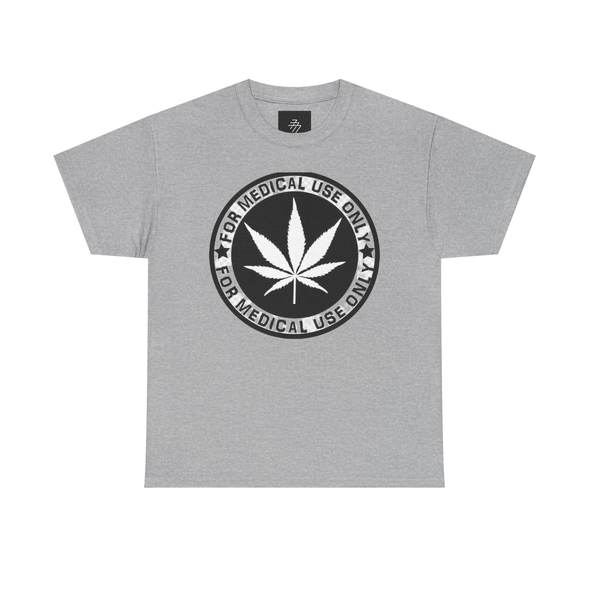 Medical Use Only Cannabis Leaf T-Shirt | Marijuana Logo Tee