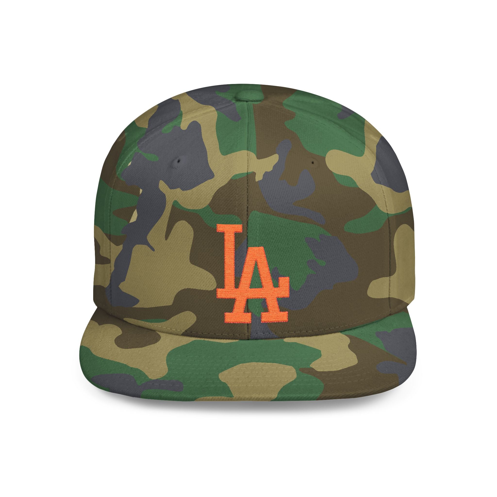 LA Snapback Flat Bill Snapback | Los Angeles Baseball Cap