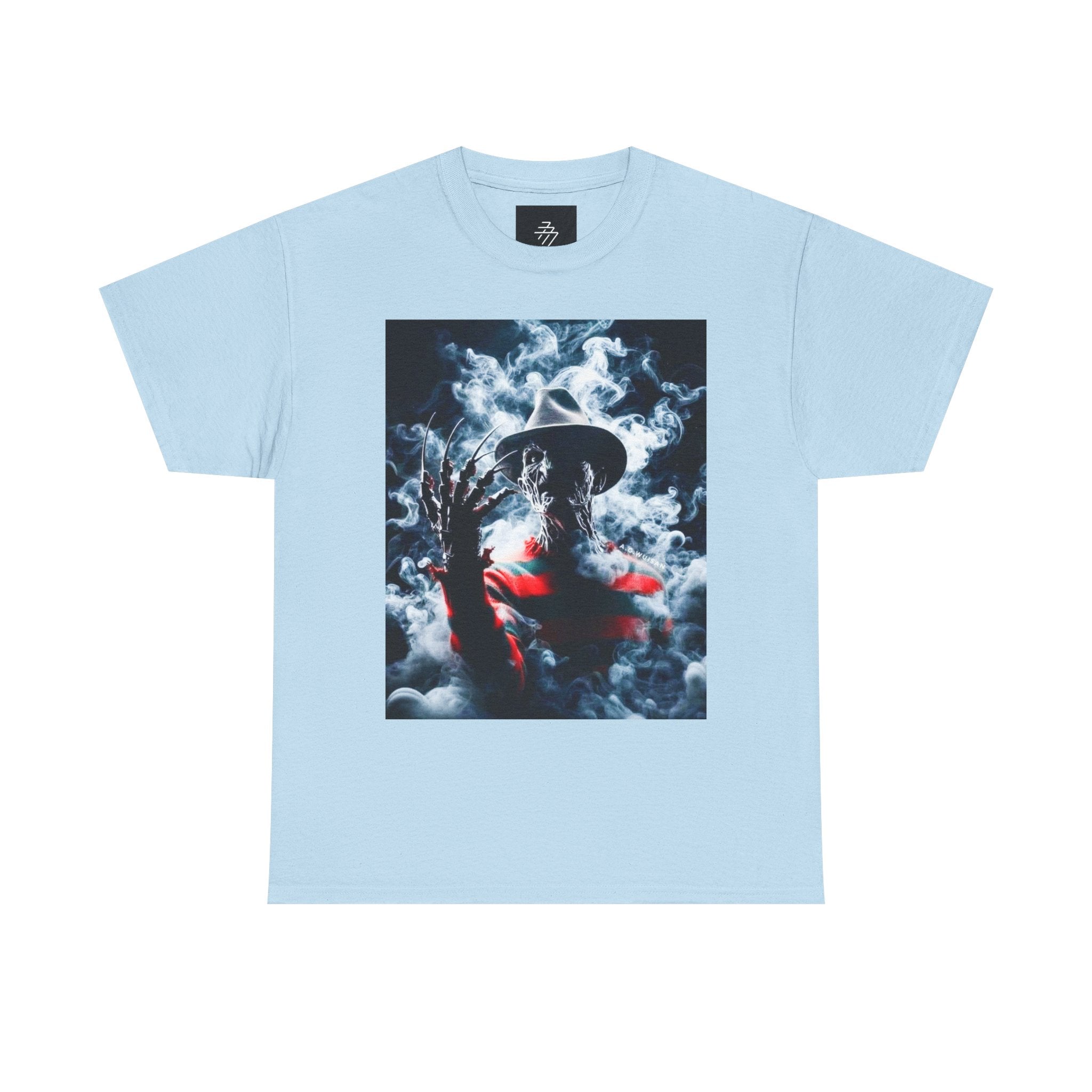 Horror Portrait Tee — Smoky Freddy-Inspired Nightmare Graphic T-Shirt
