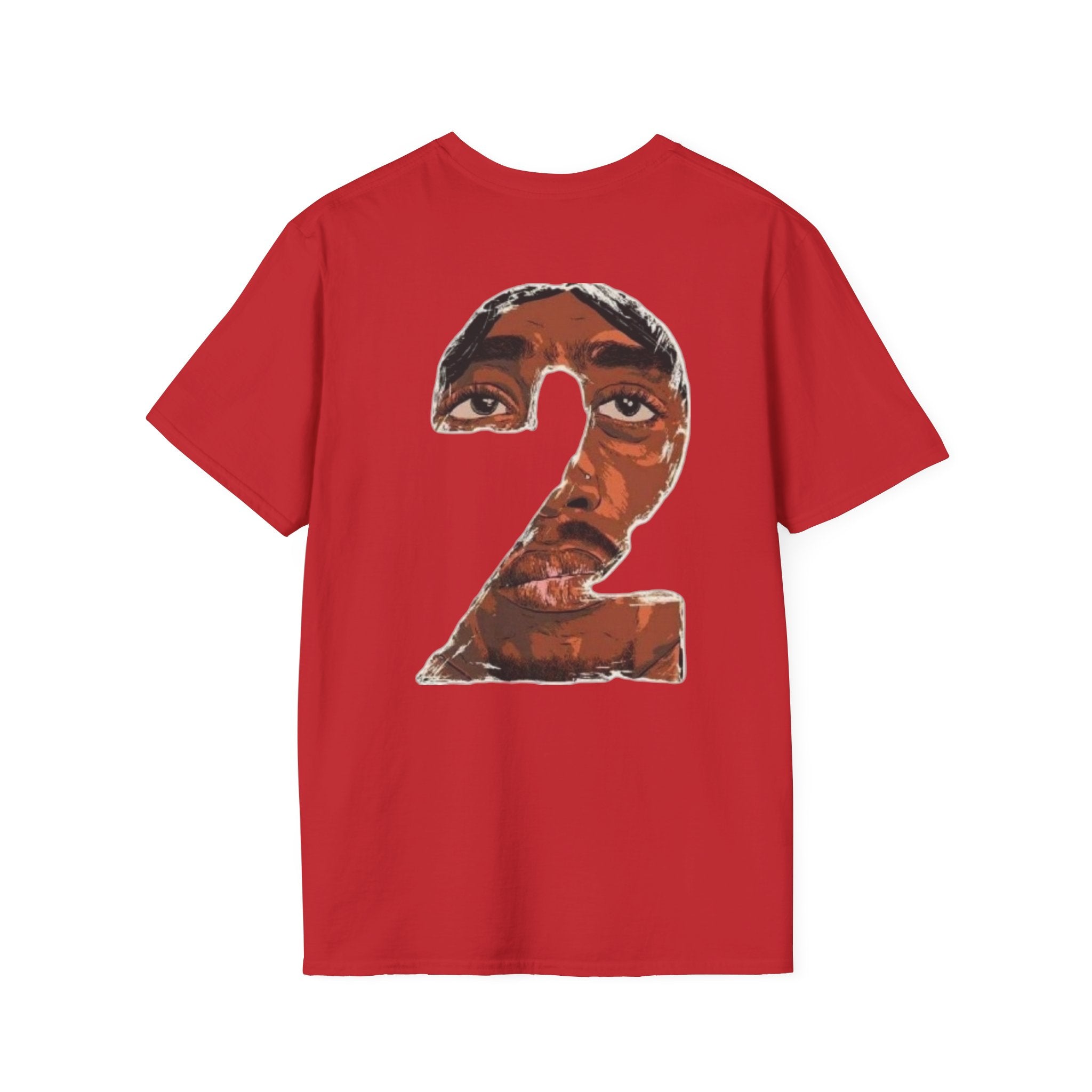 Pac Portrait T-Shirt | Rap Icon Smoking Artwork
